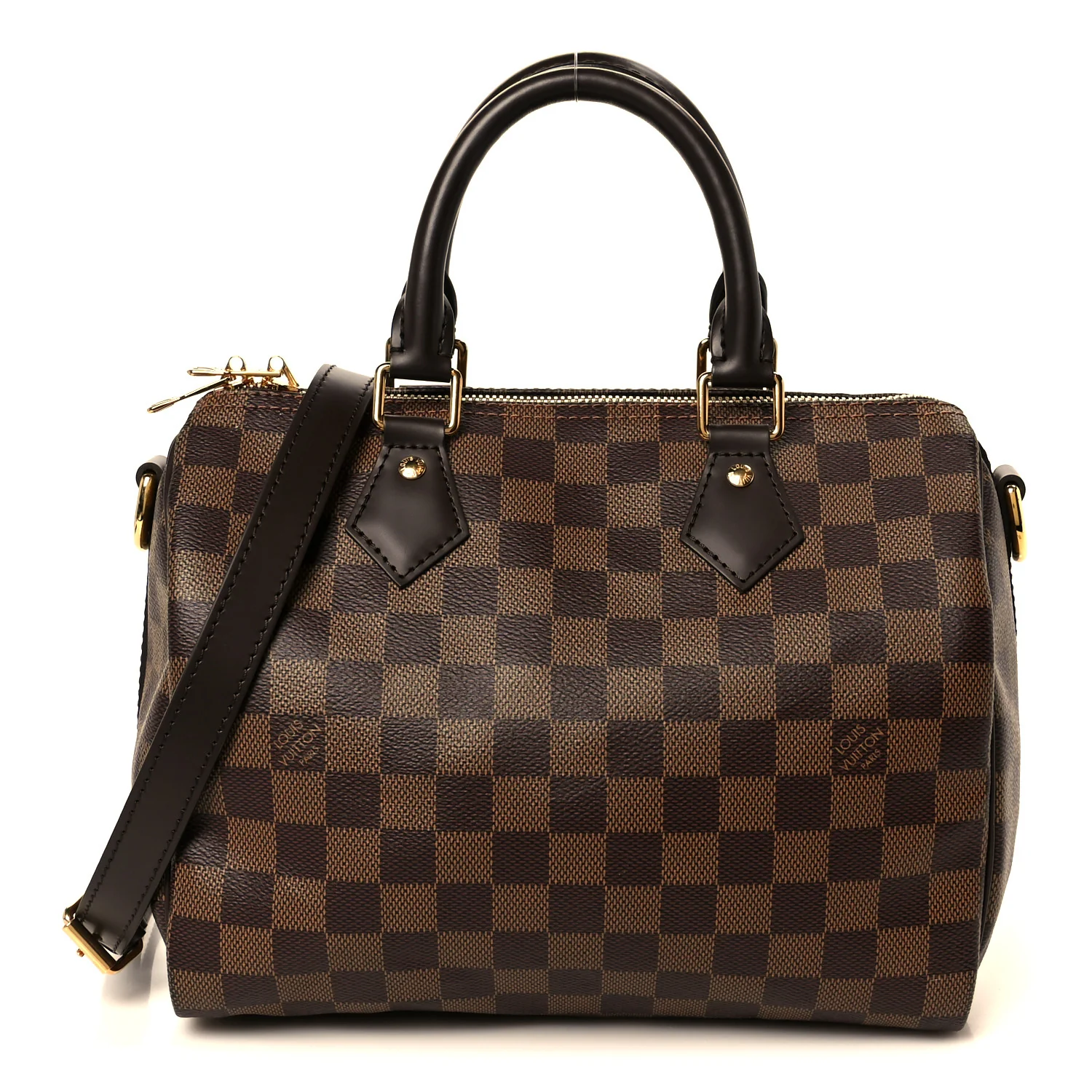 Damier Ebene Speedy Bandouliere 25