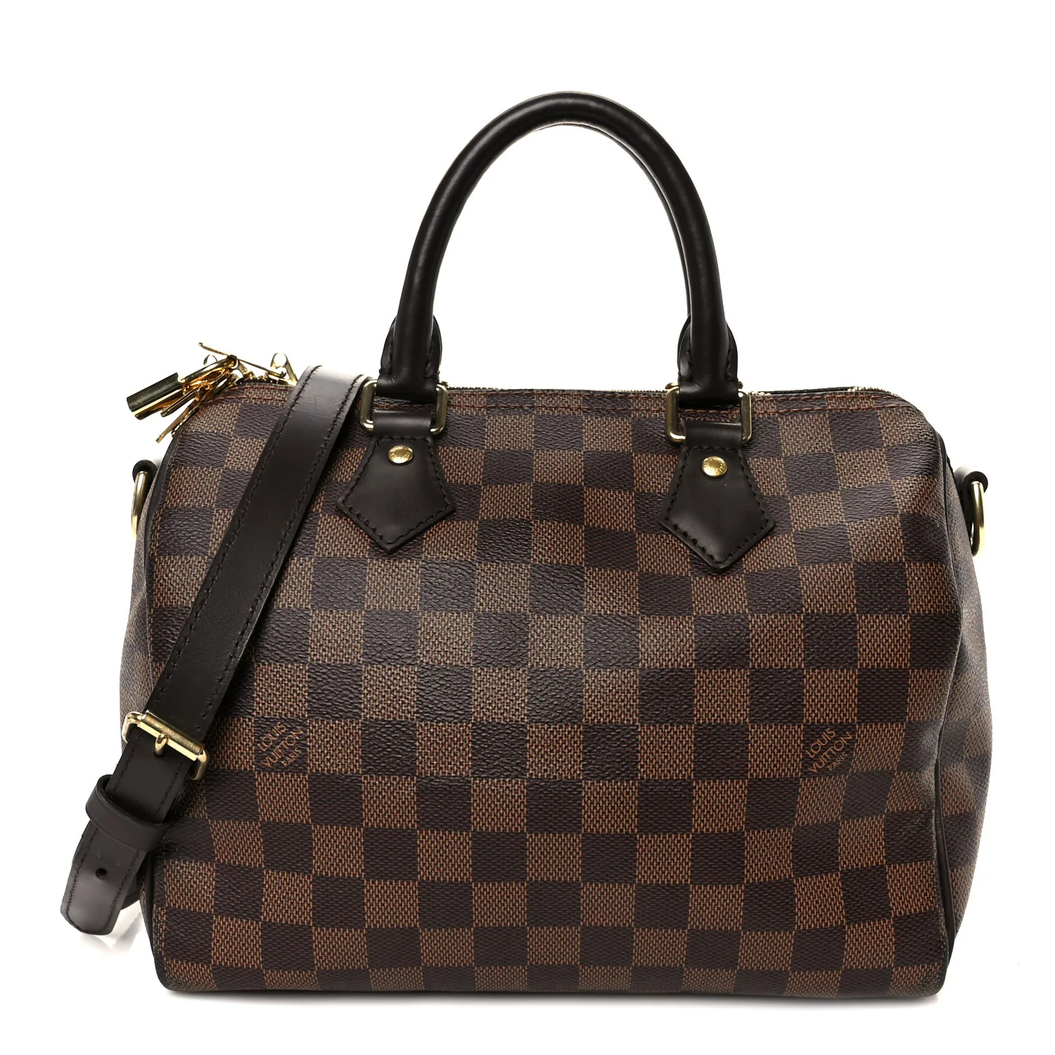 Damier Ebene Speedy Bandouliere 25