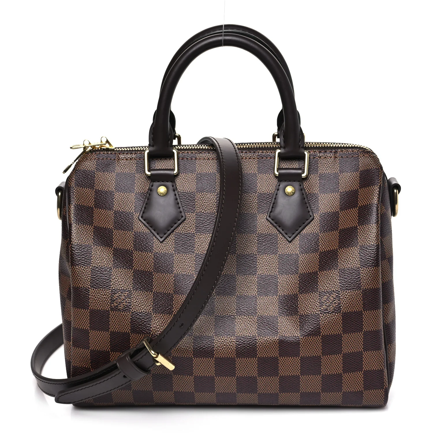 Damier Ebene Speedy Bandouliere 25