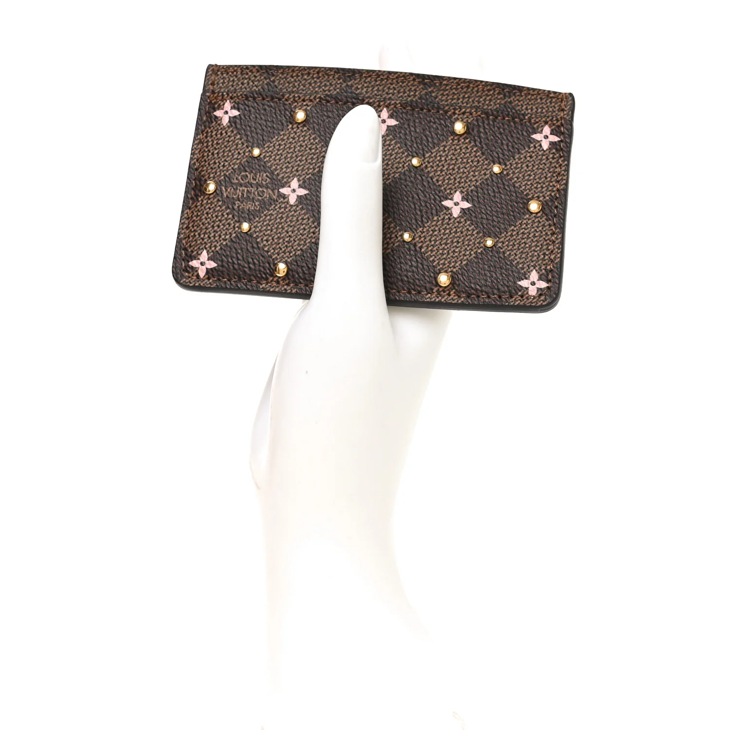 Damier Ebene Studded Card Holder - Image 2