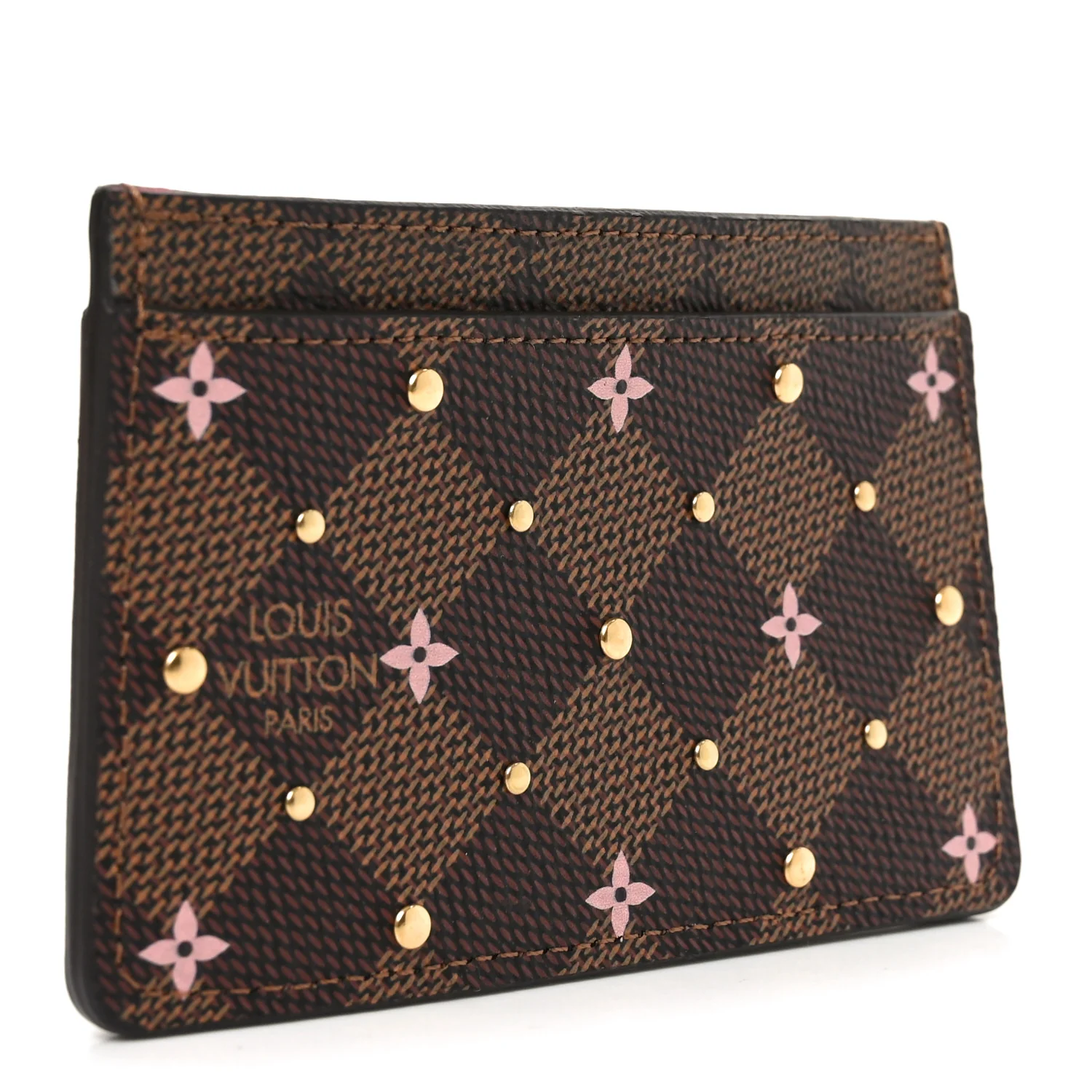 Damier Ebene Studded Card Holder - Image 3