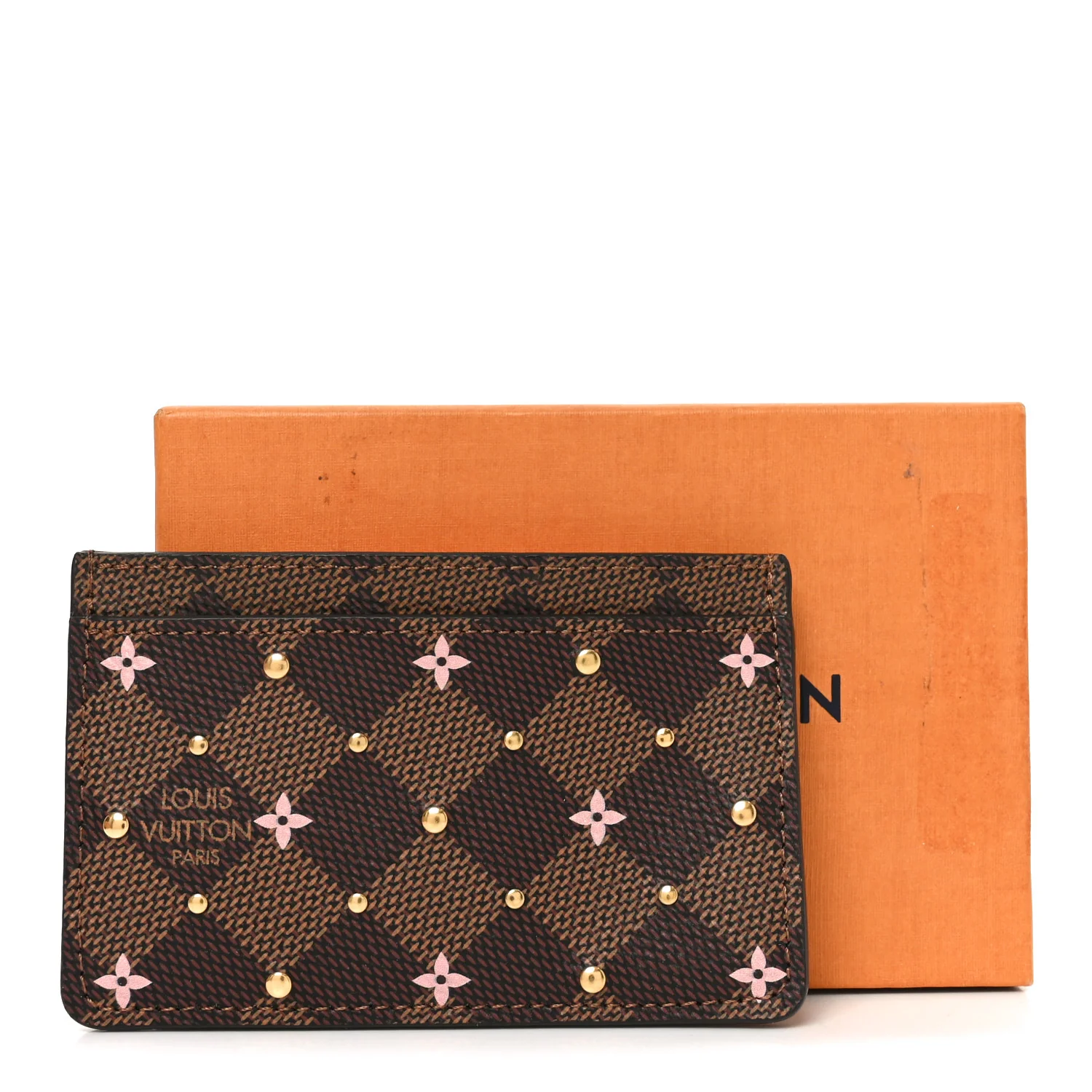 Damier Ebene Studded Card Holder - Image 7