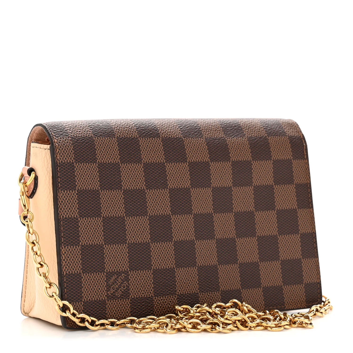 Damier Ebene Vavin Chain Wallet Creme - Image 3