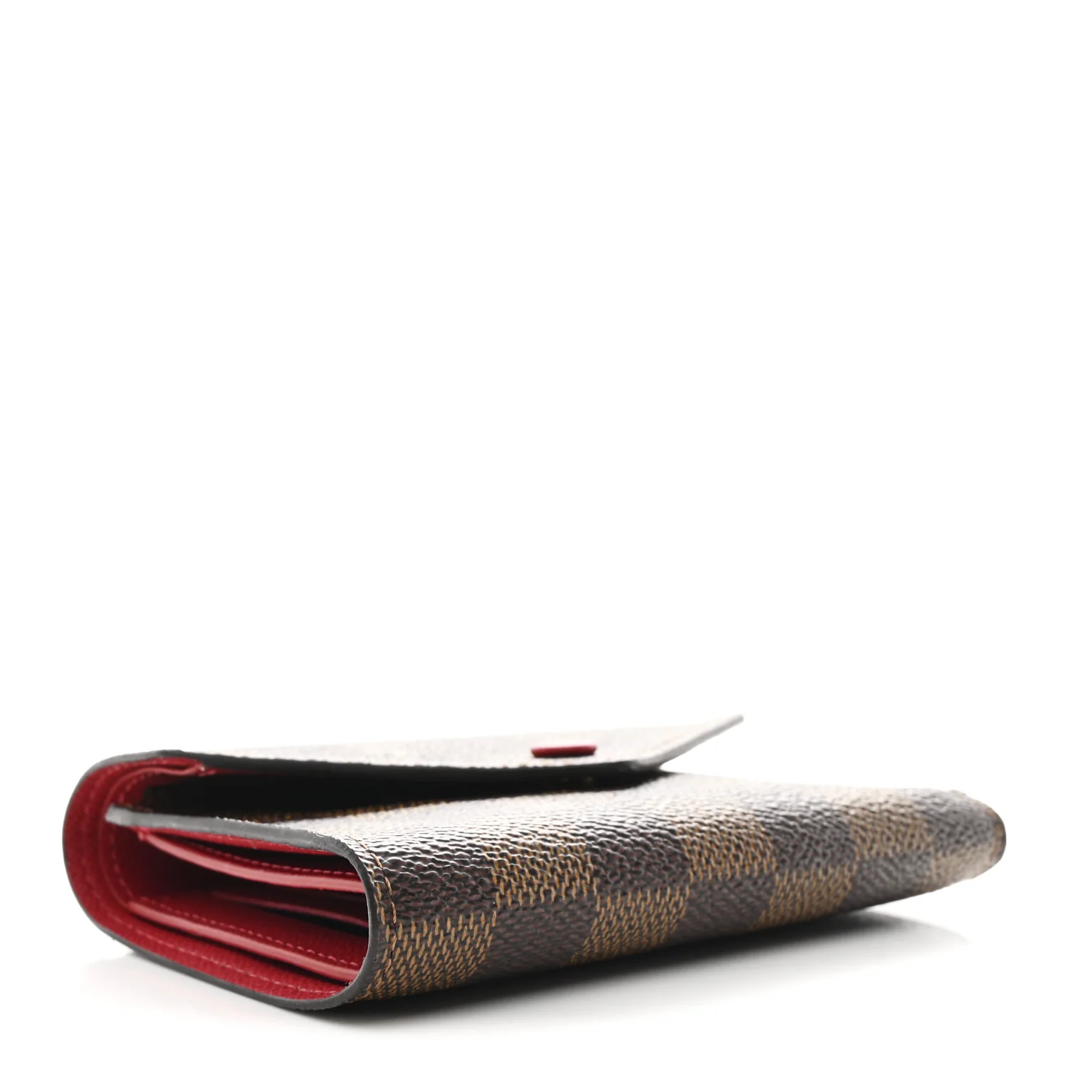 Damier Ebene Victorine Wallet Red - Image 4