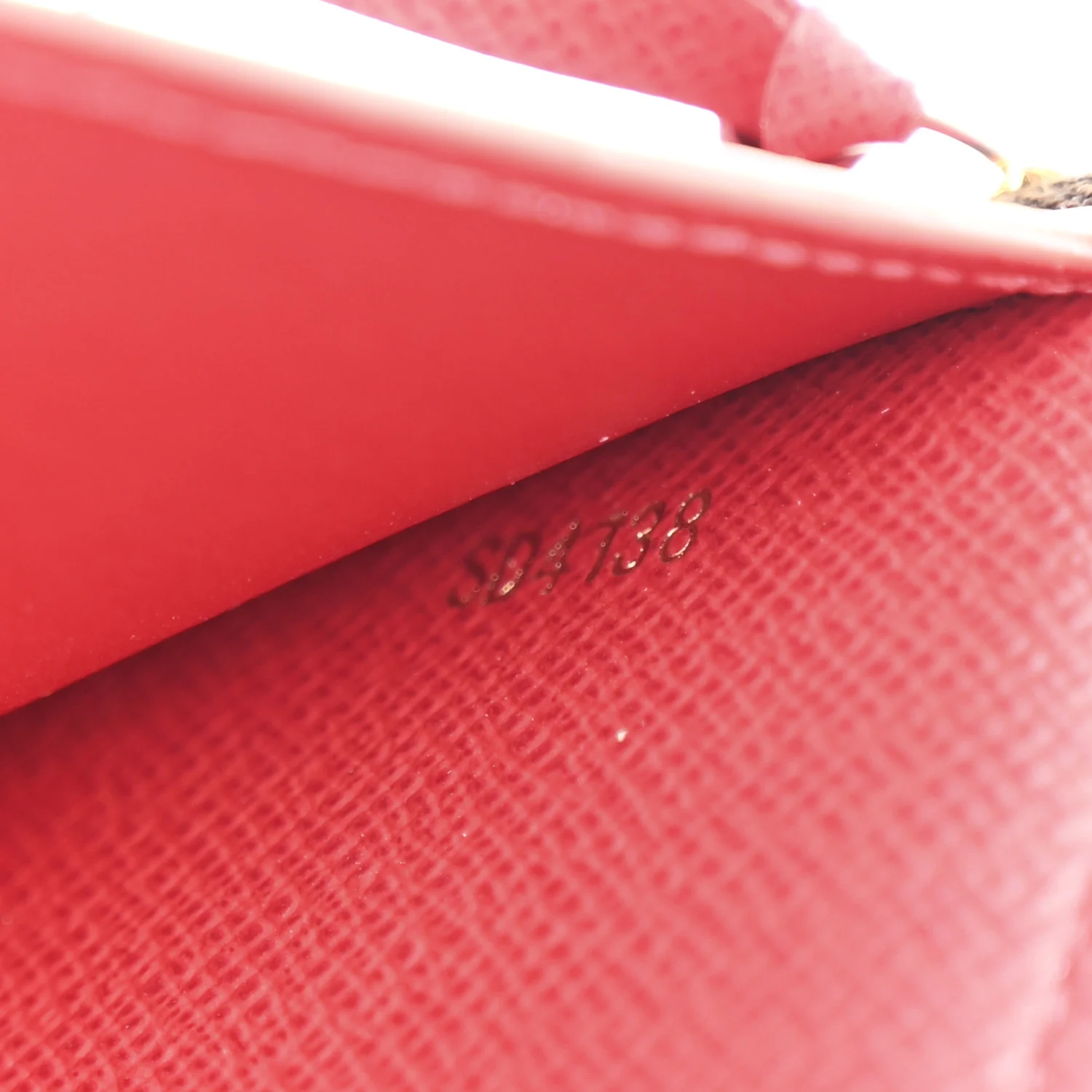 Damier Ebene Victorine Wallet Red - Image 7