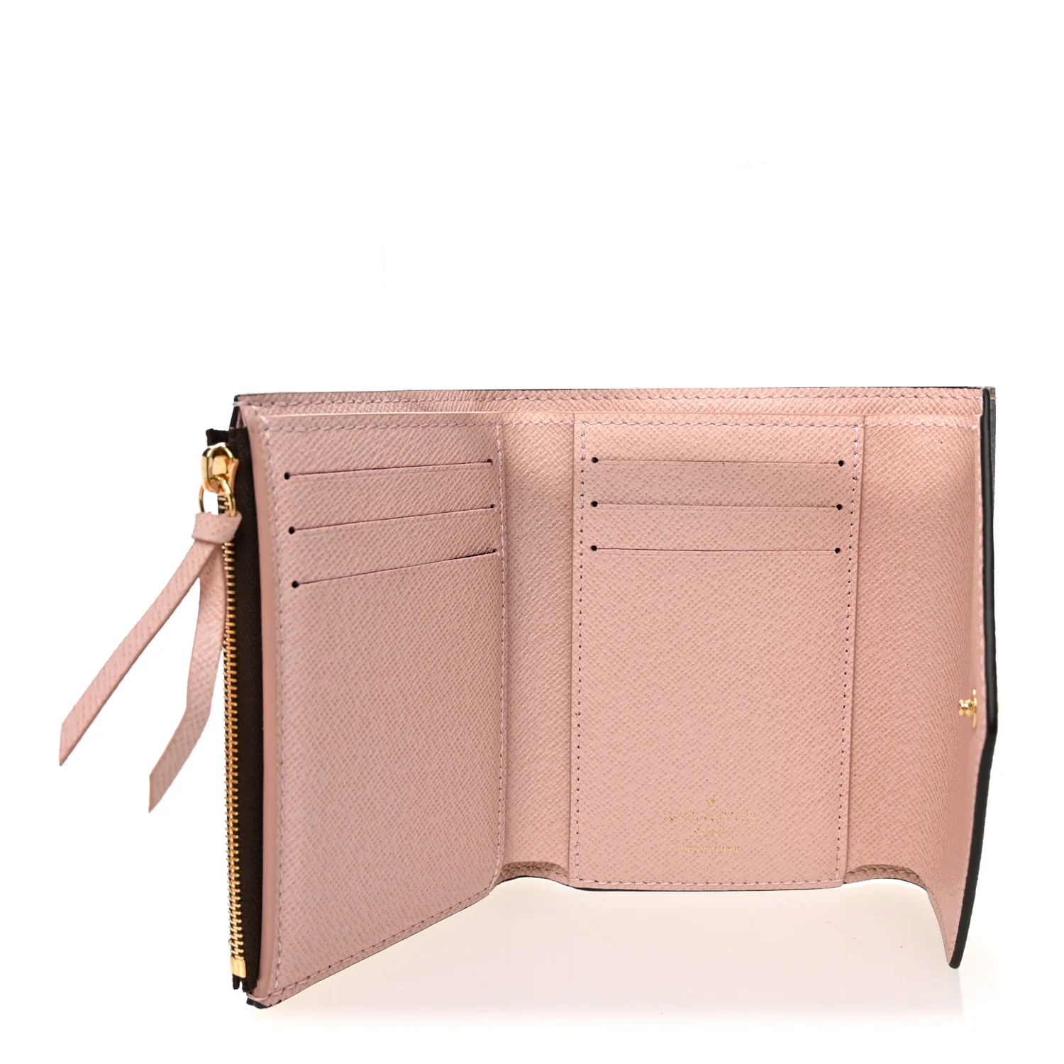 Damier Ebene Victorine Wallet Rose Ballerine - Image 5