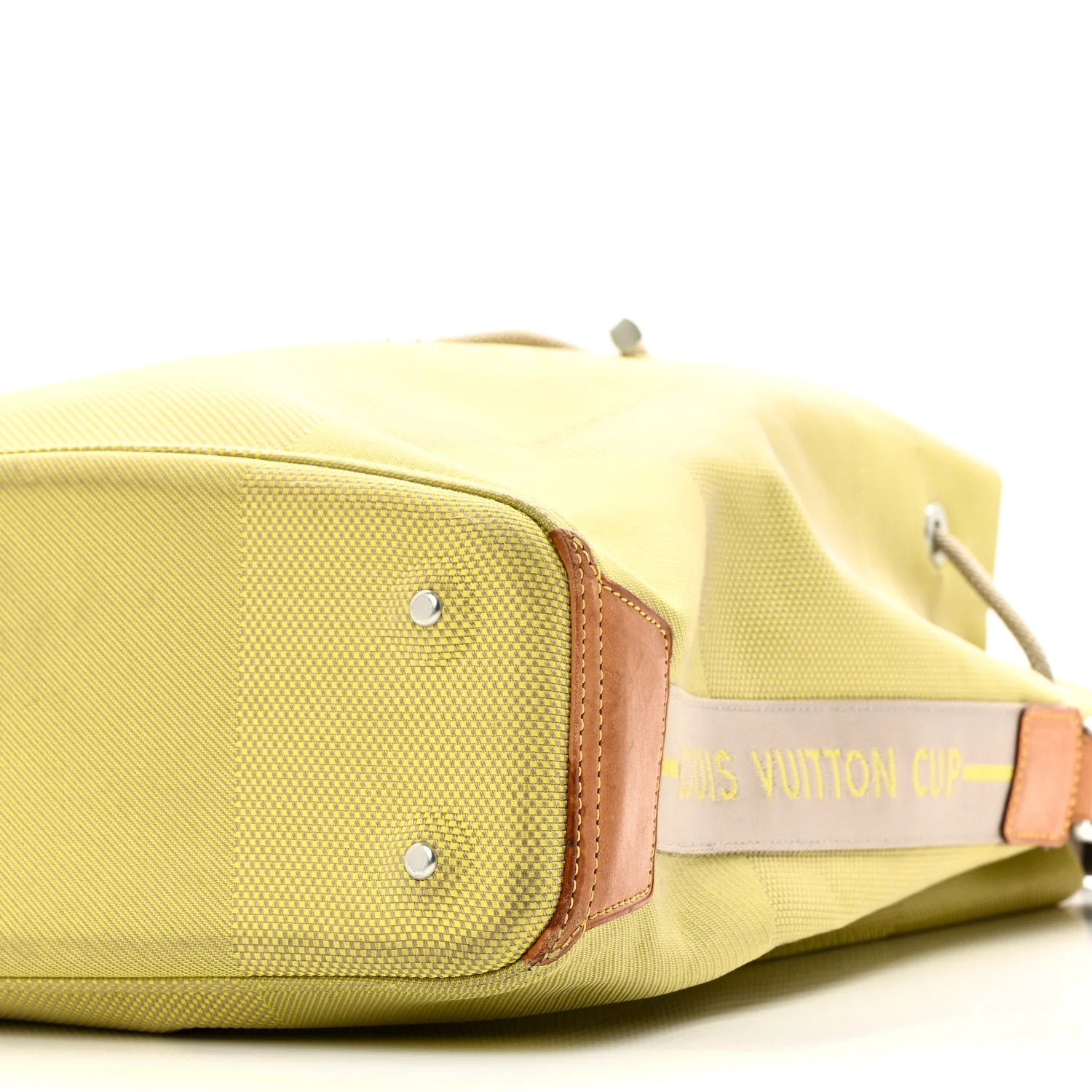 Damier Geant Americas Cup Volunteer Bag Yellow - Image 9