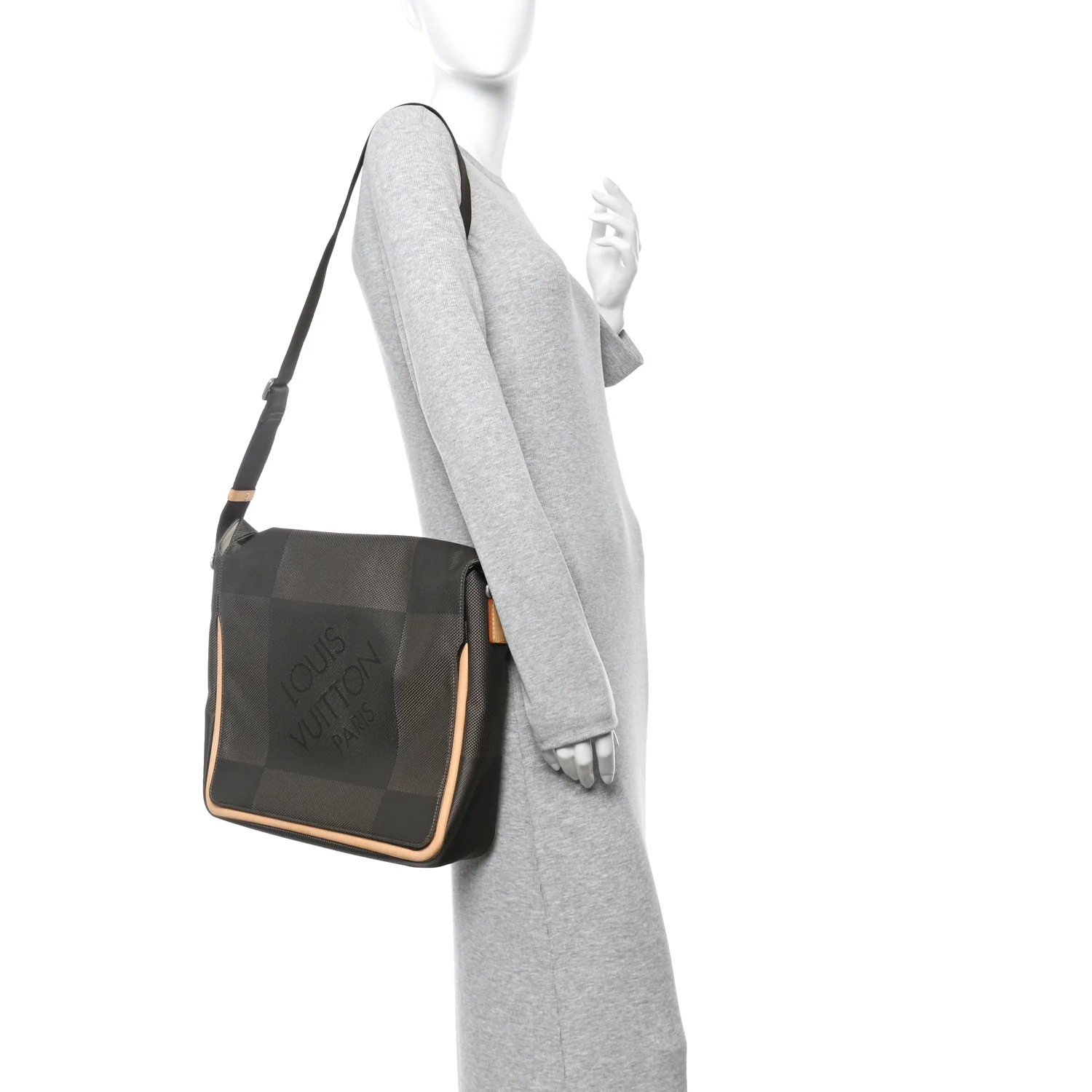 Damier Geant Messenger Bag Terre - Image 2