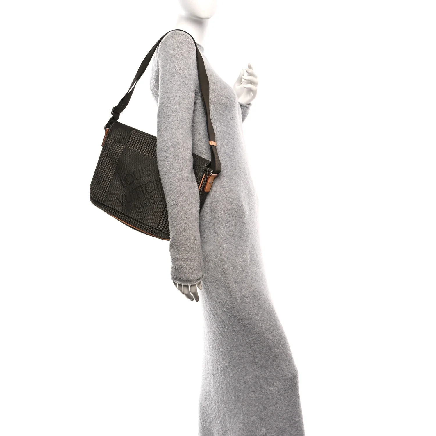 Damier Geant Petit Messenger Bag Terre - Image 2