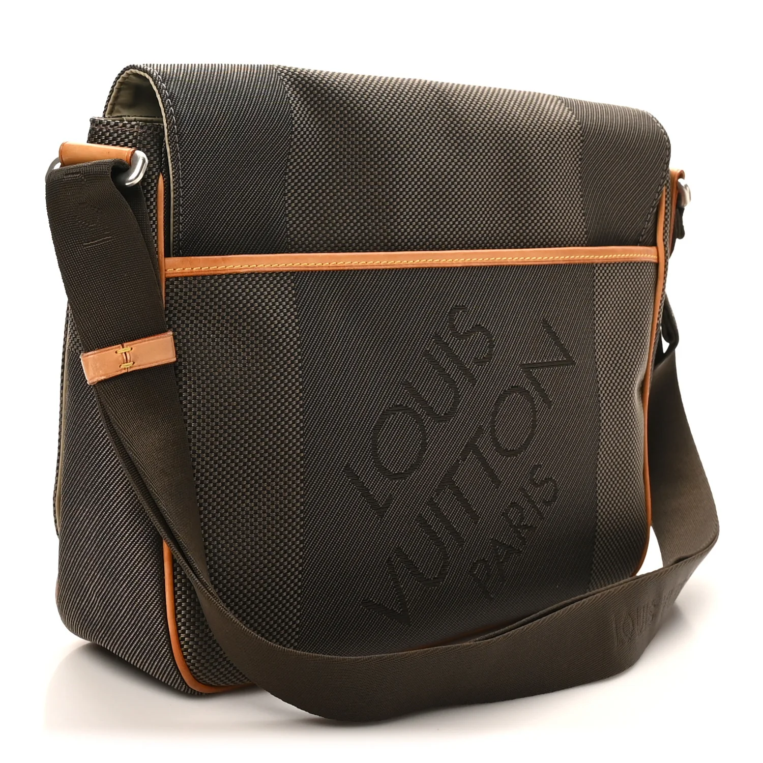 Damier Geant Petit Messenger Bag Terre - Image 3