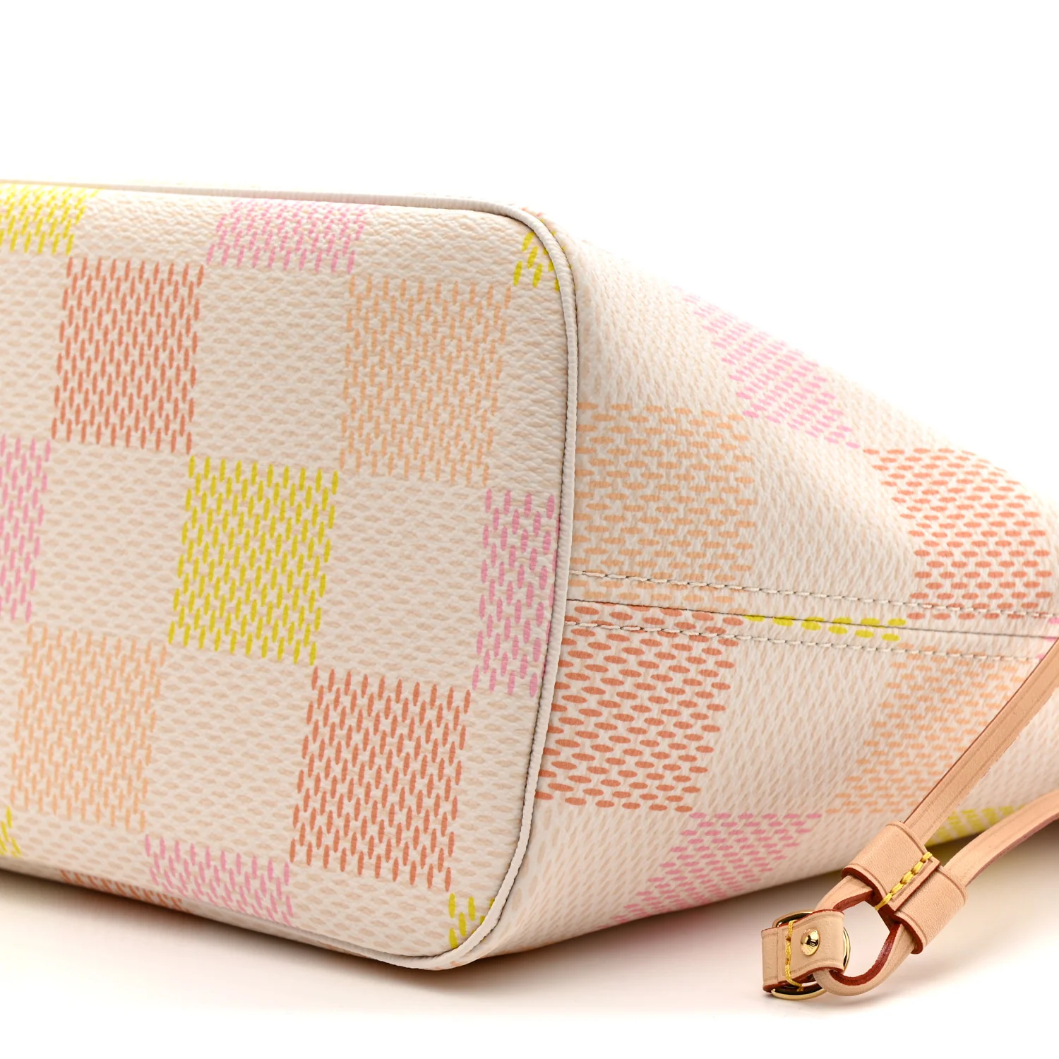 Damier Giant Neverfull MM Peach - Image 10