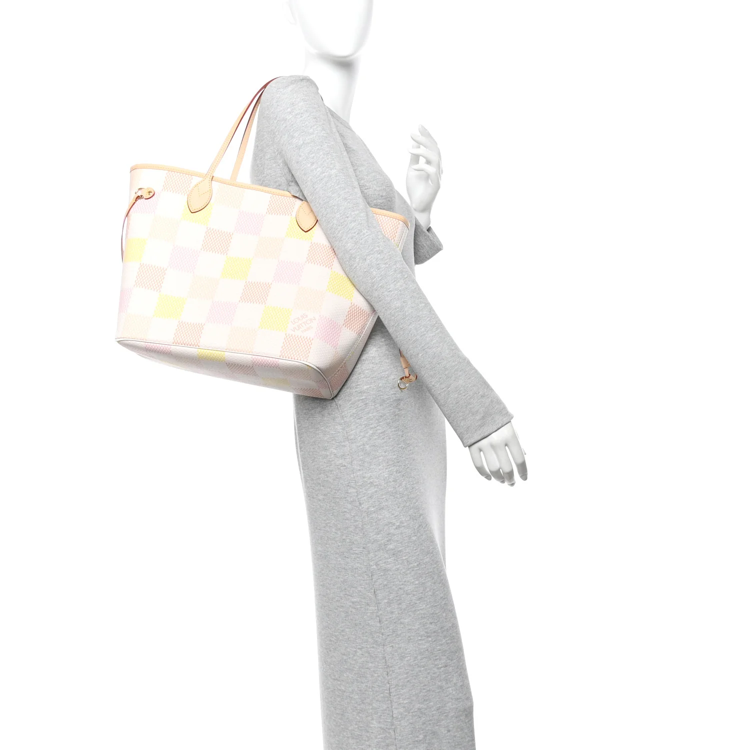 Damier Giant Neverfull MM Peach - Image 2