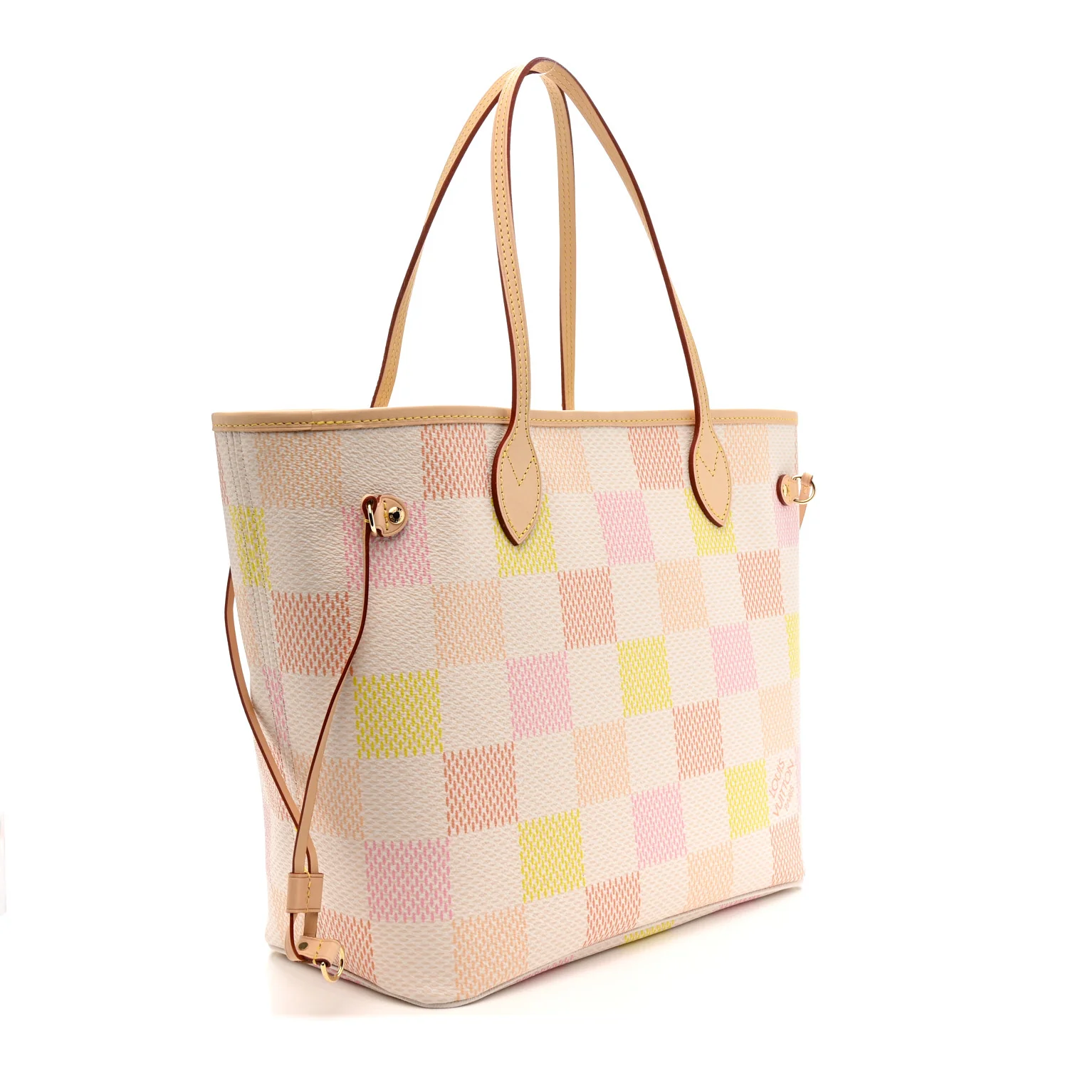 Damier Giant Neverfull MM Peach - Image 4