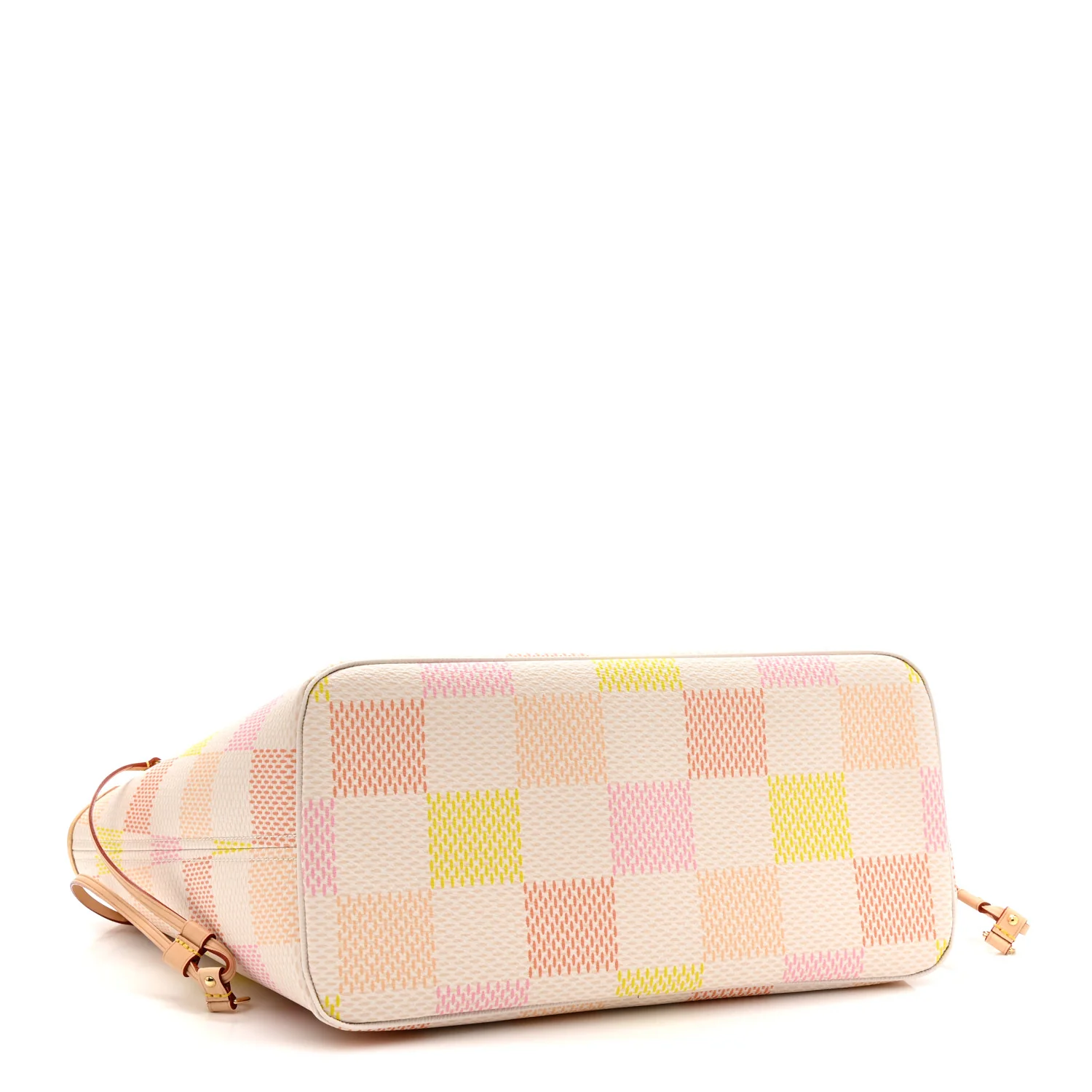 Damier Giant Neverfull MM Peach - Image 5