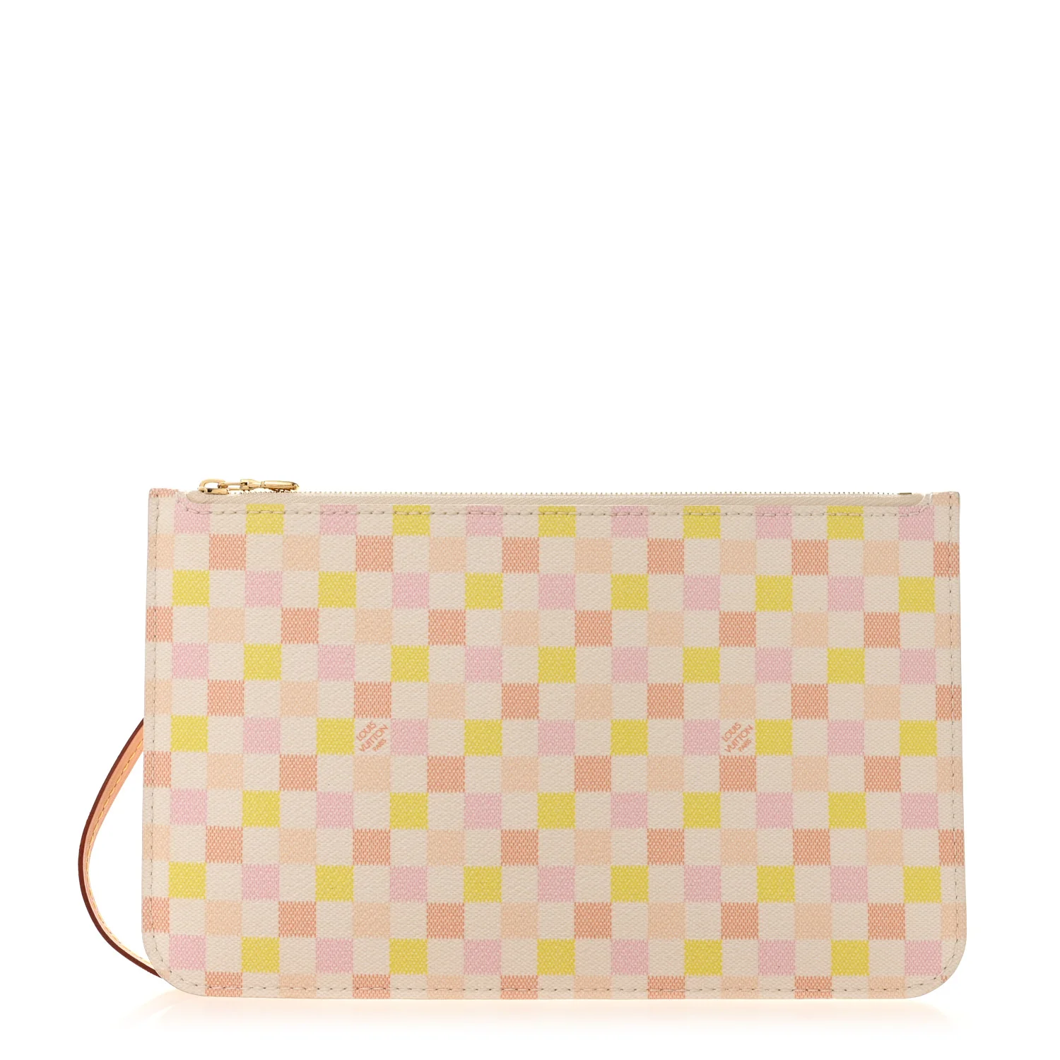 Damier Giant Neverfull MM Pochette Peach