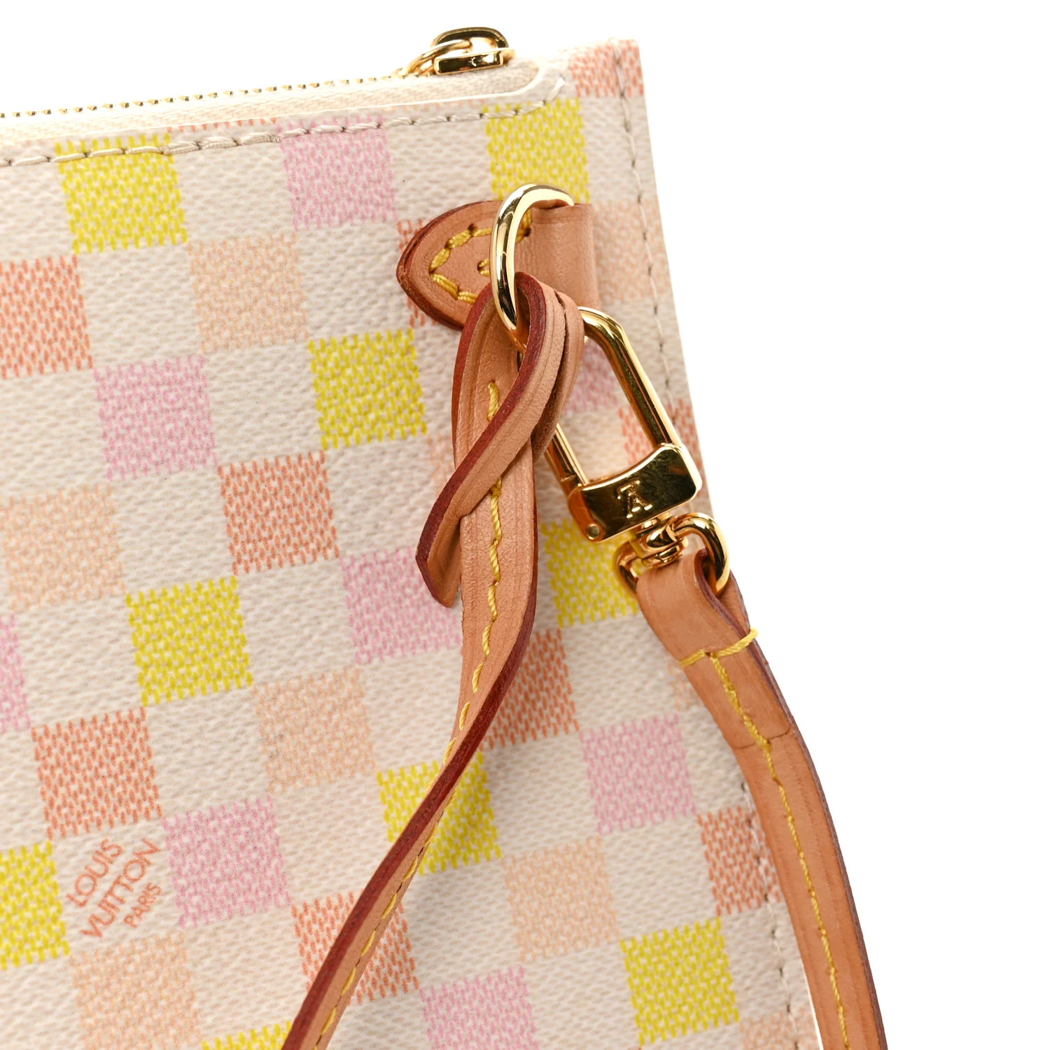 Damier Giant Neverfull MM Pochette Peach - Image 8