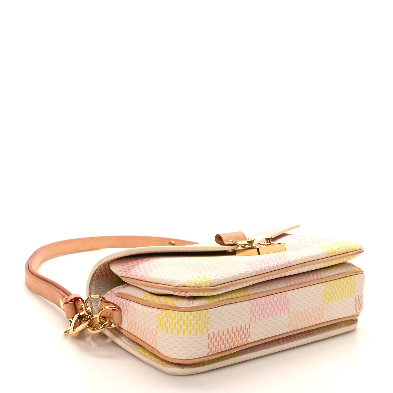 Damier Giant Pochette Metis East West Peach - Image 4