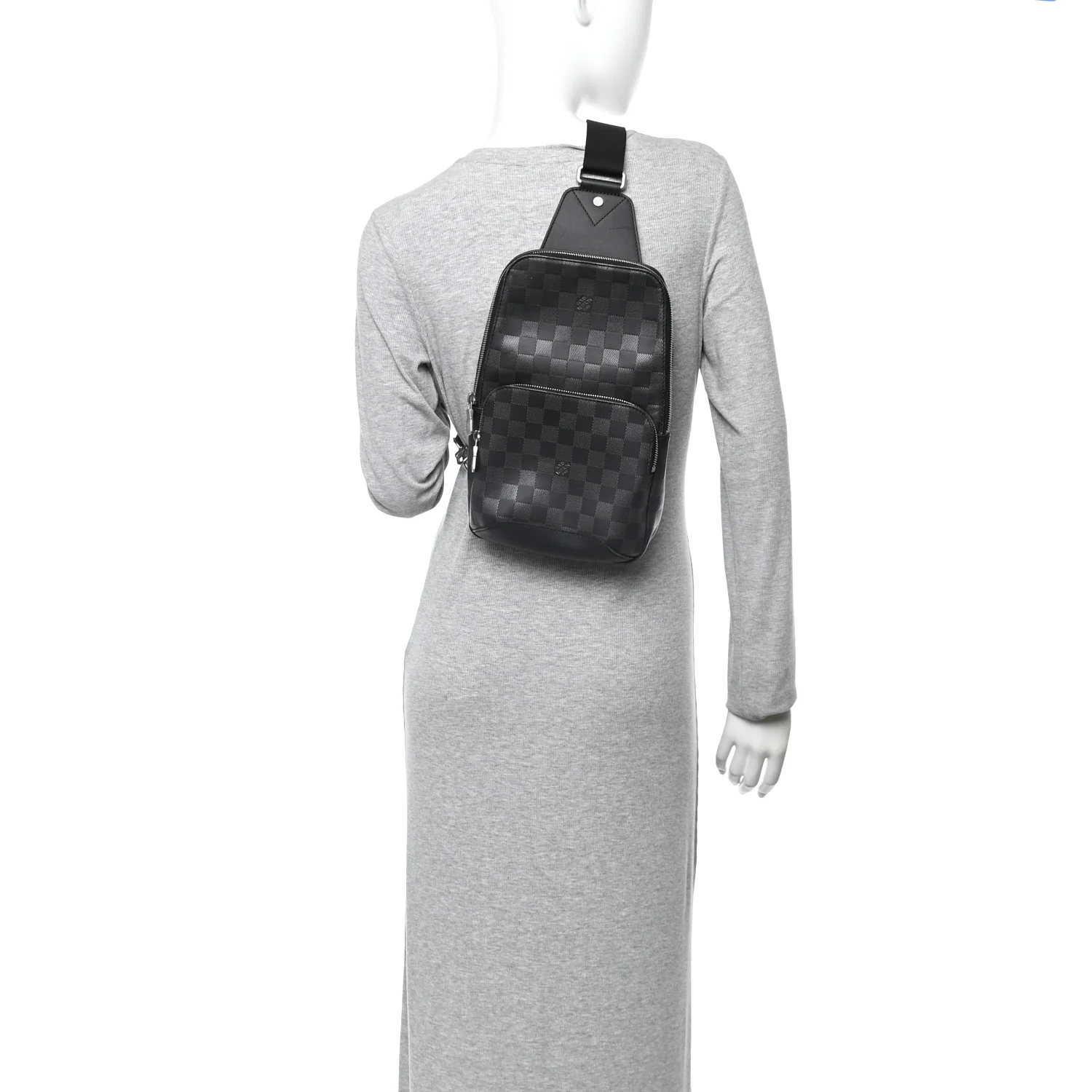 Damier Graphite Avenue Sling Bag Onyx Silver - Image 2
