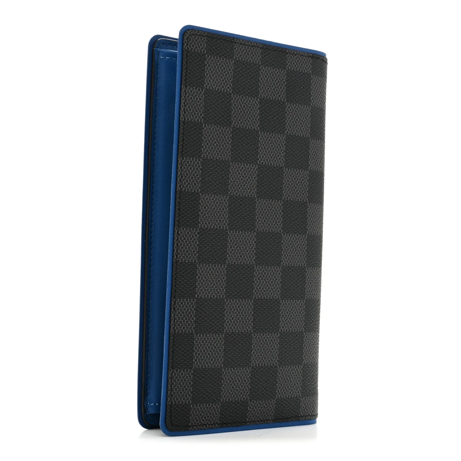 Damier Graphite Brazza Wallet Bleu Neon - Image 3