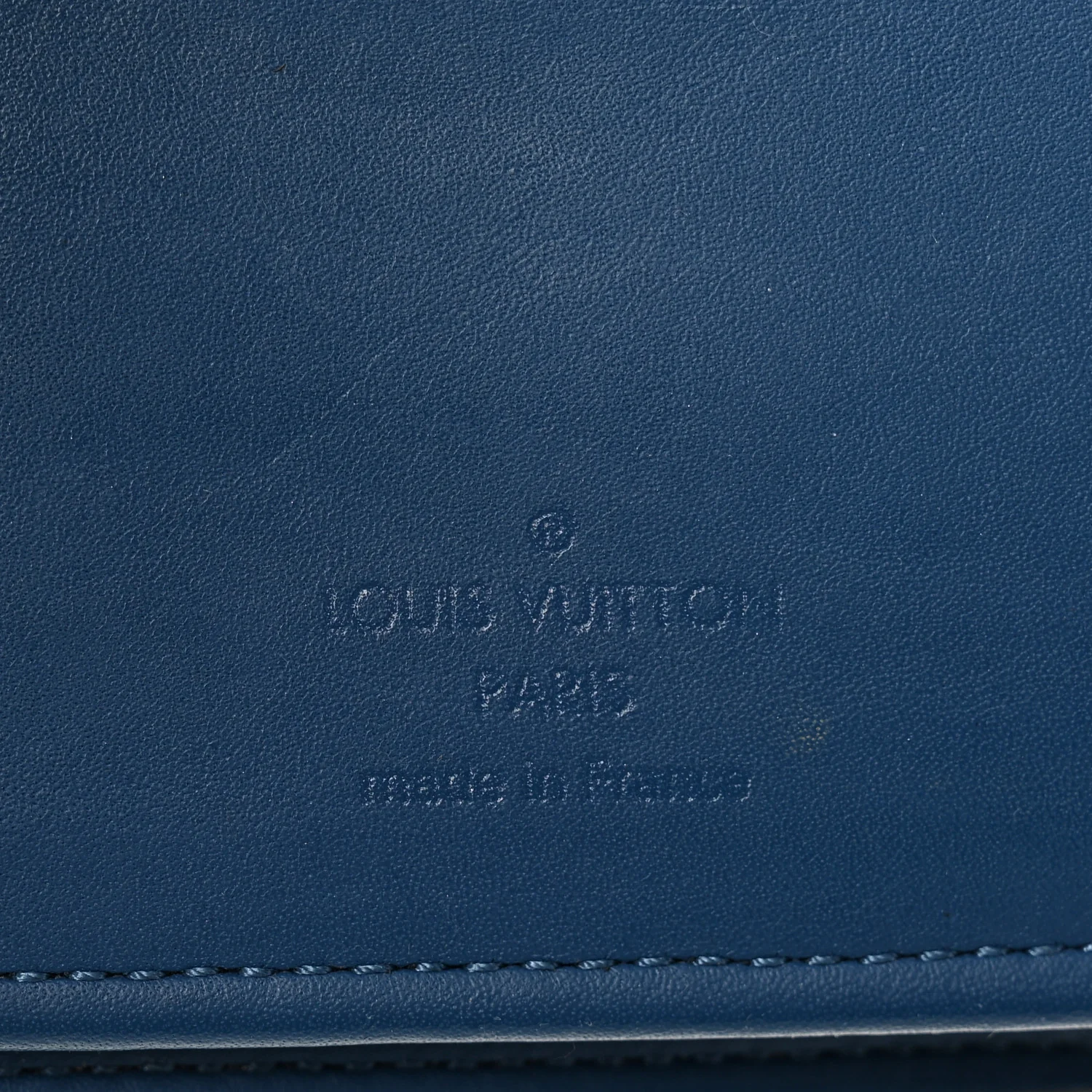 Damier Graphite Brazza Wallet Bleu Neon - Image 6