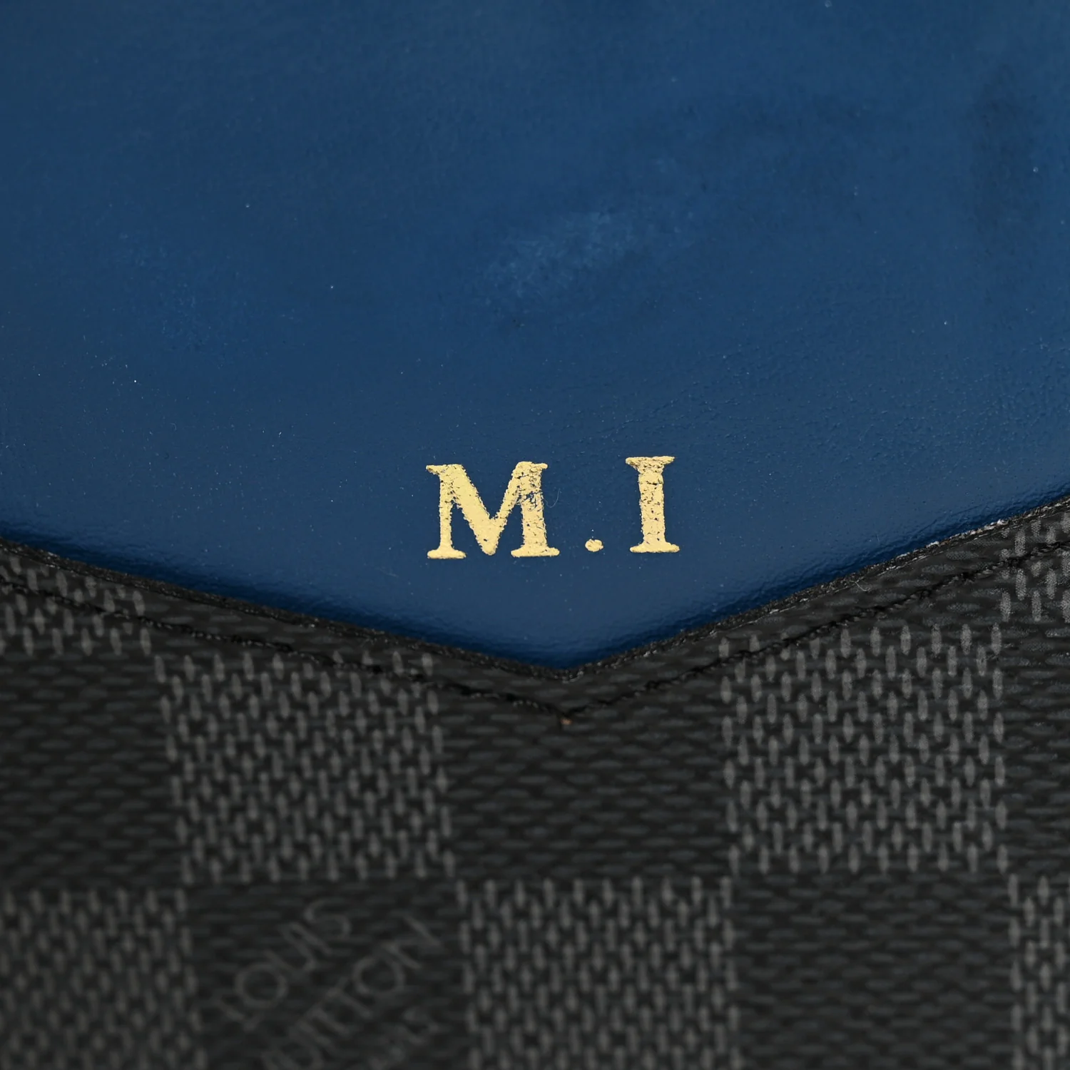 Damier Graphite Brazza Wallet Bleu Neon - Image 9