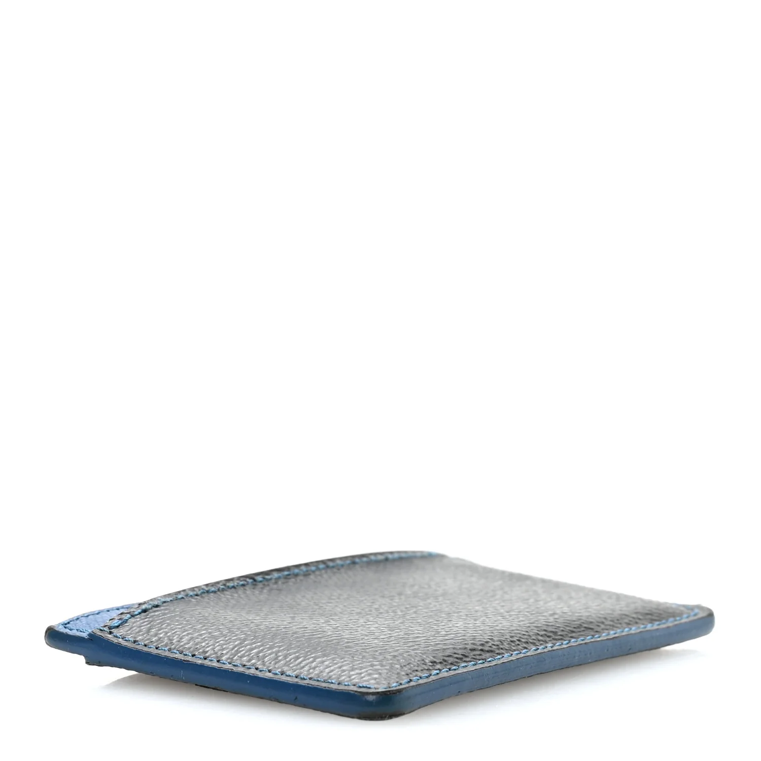 Damier Graphite Card Holder Blue - Image 4