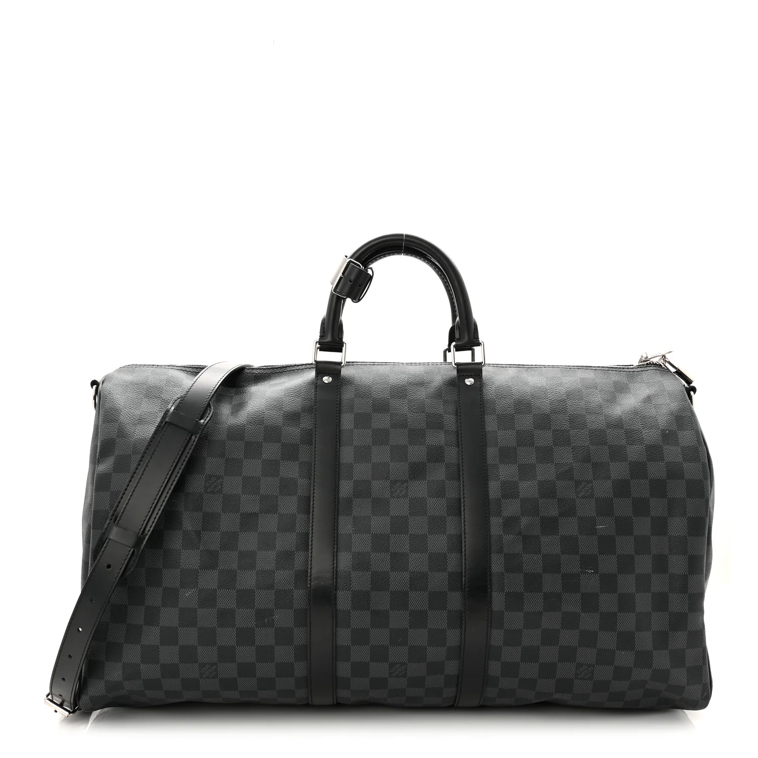 Damier Graphite Keepall Bandouliere 55