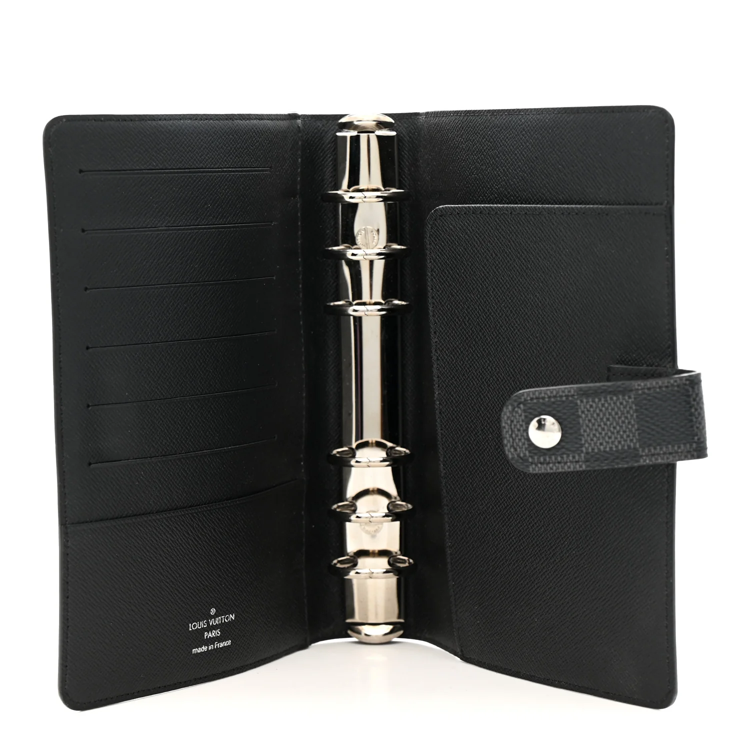 Damier Graphite Medium Ring Agenda Cover - Image 5