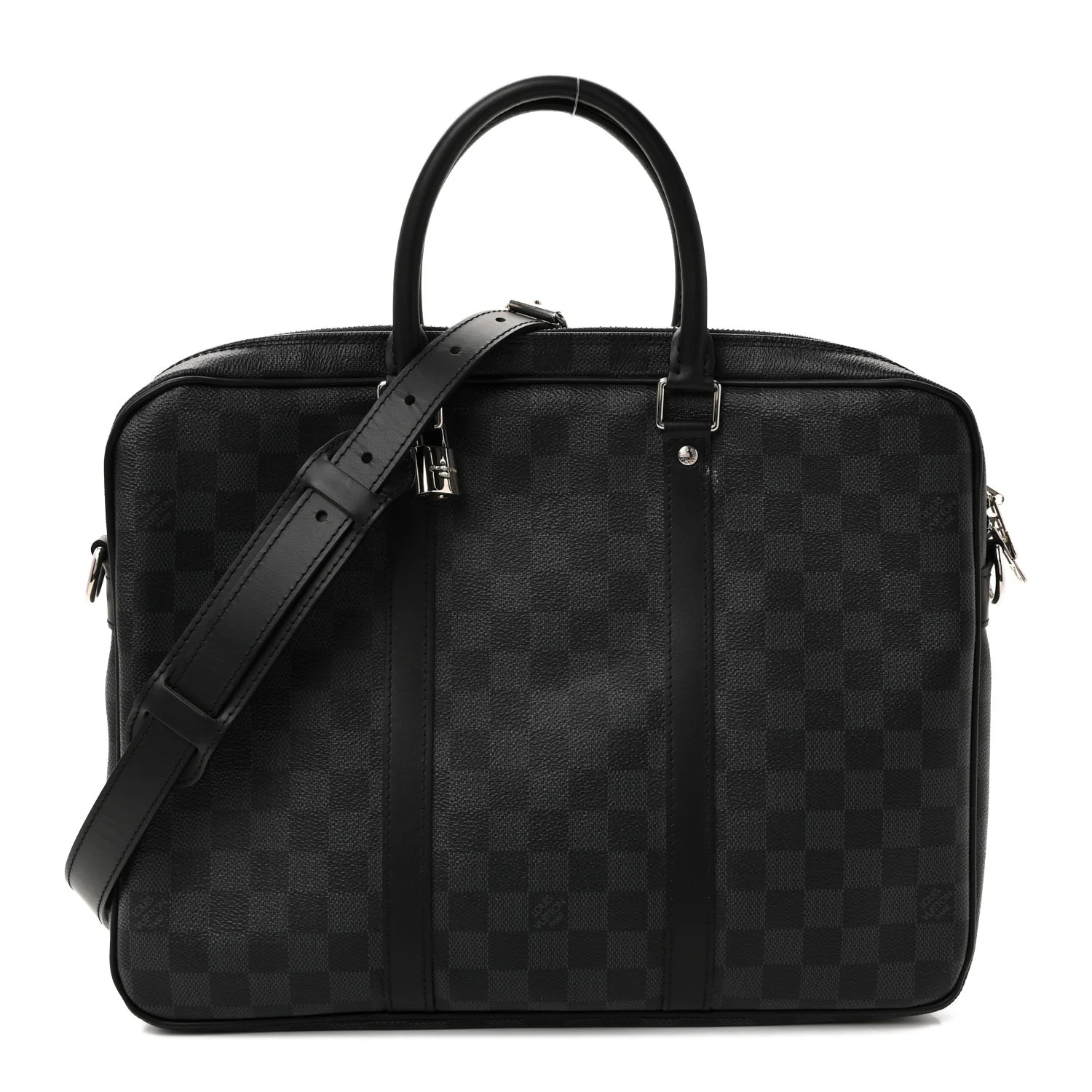 Damier Graphite Porte Documents Voyage PM