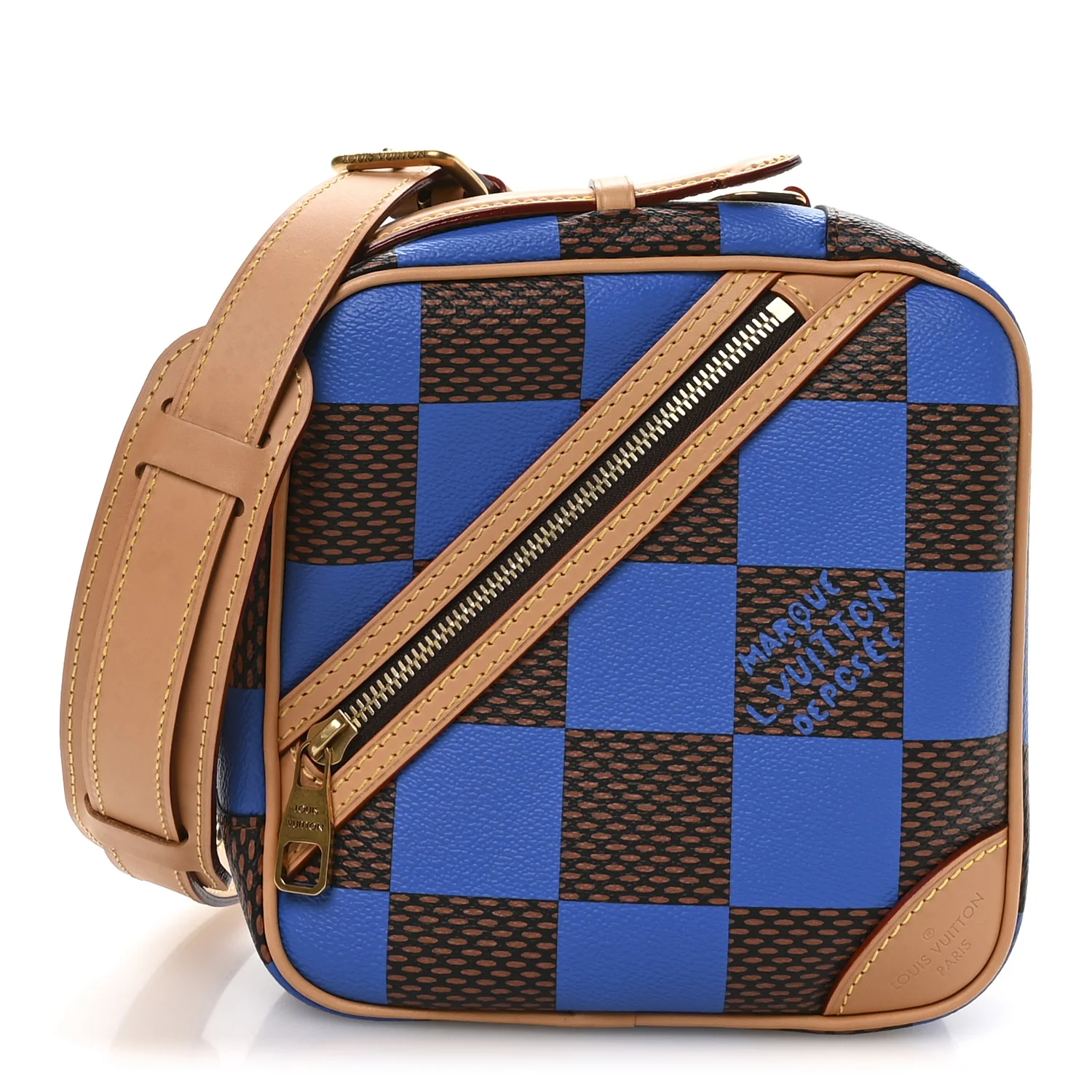 Damier Pop Chess Messenger Blue - Image 2