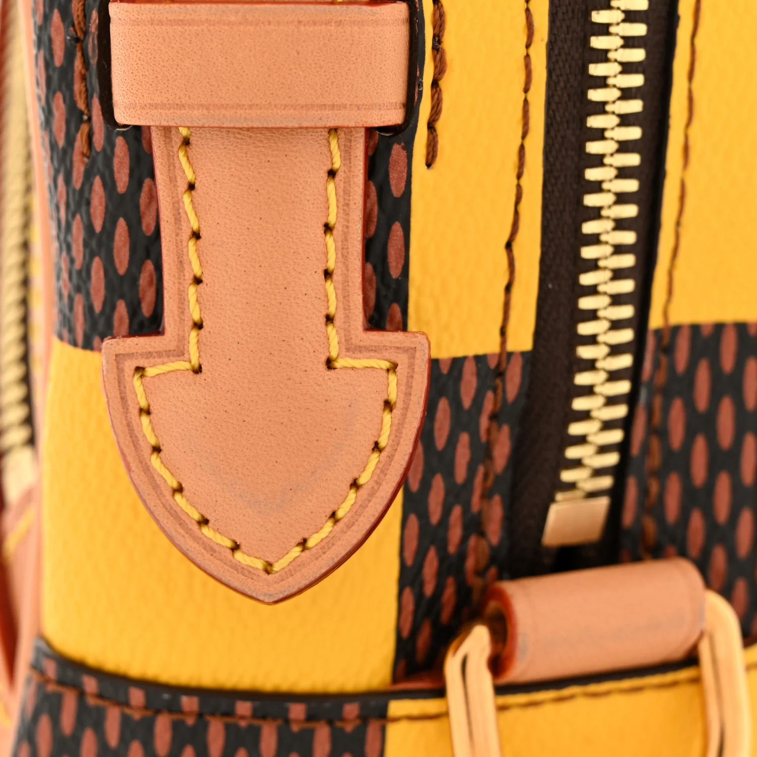 Damier Pop Chess Messenger Jaune Mat - Image 12