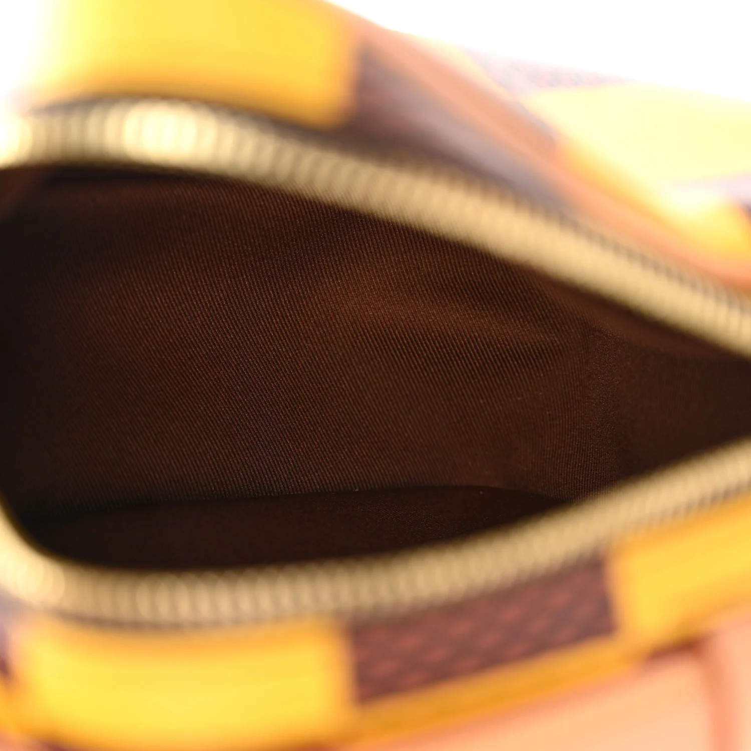 Damier Pop Chess Messenger Jaune Mat - Image 5
