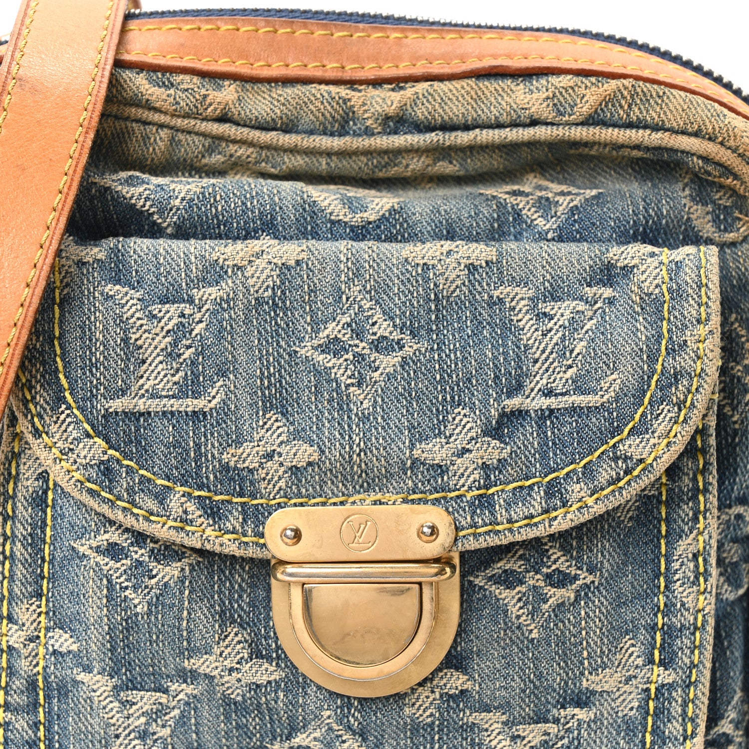 Denim Camera Bag Blue - Image 7