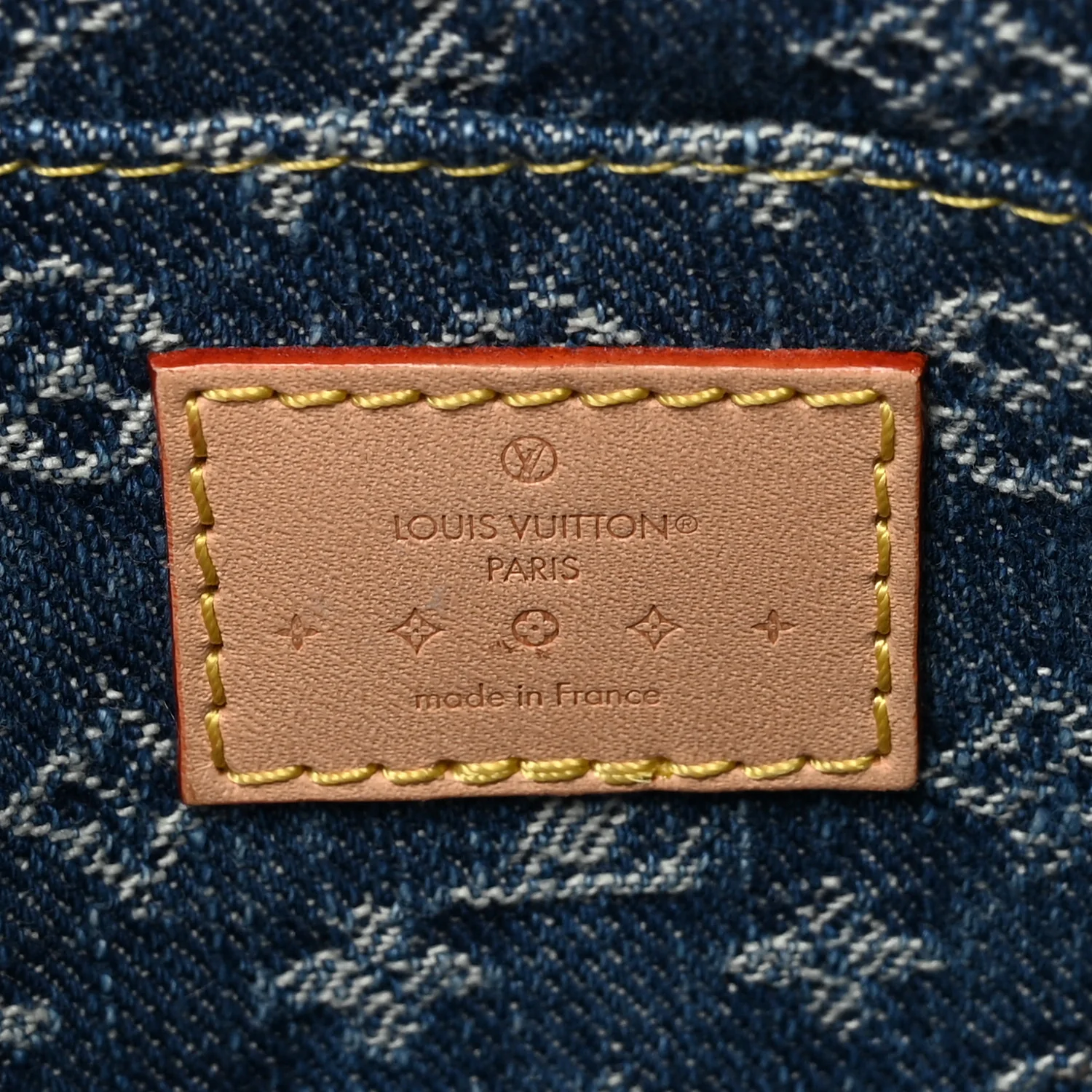 Denim Giant Monogram Pochette Cosmetique PM Denim Blue - Image 6