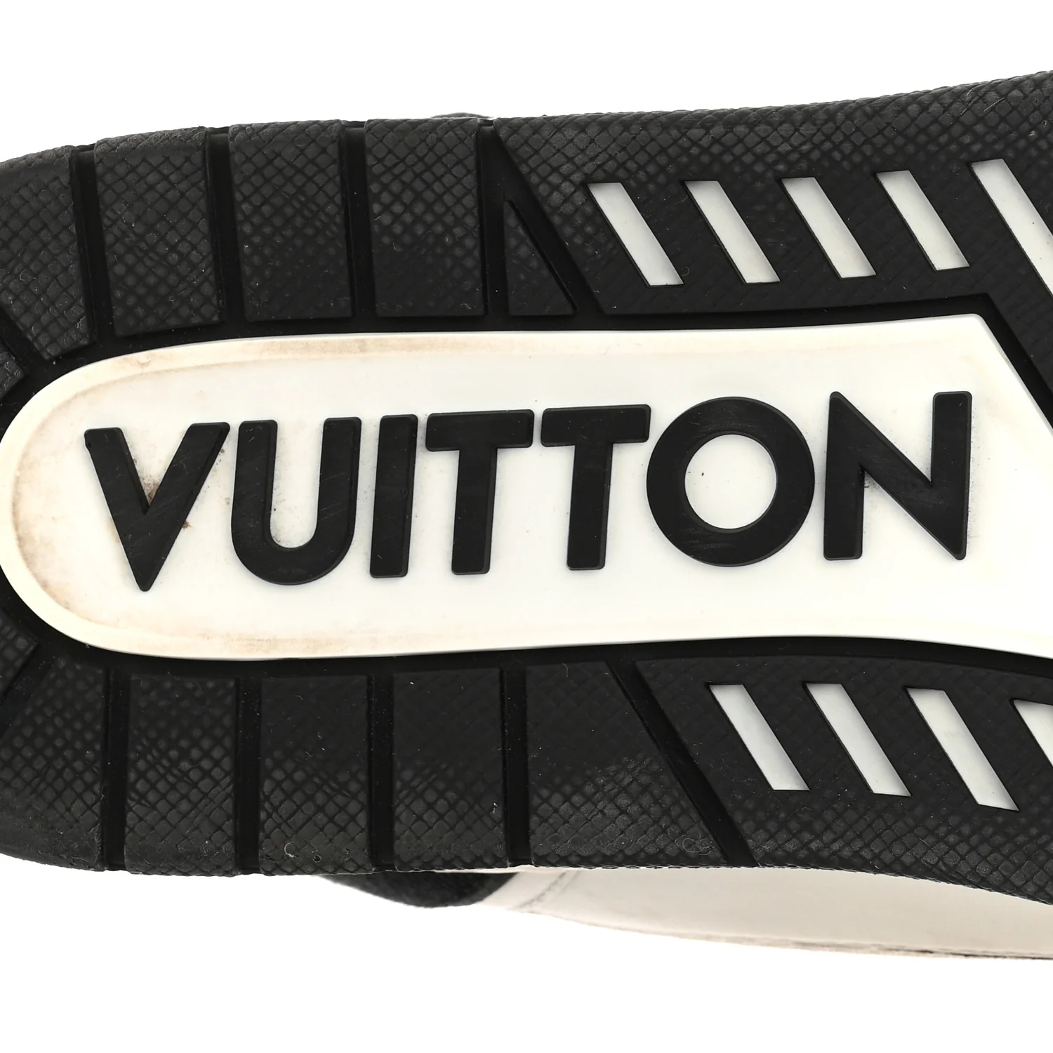 Denim Mens LV Calfskin Mesh Skate Sneaker 8 Black - Image 7