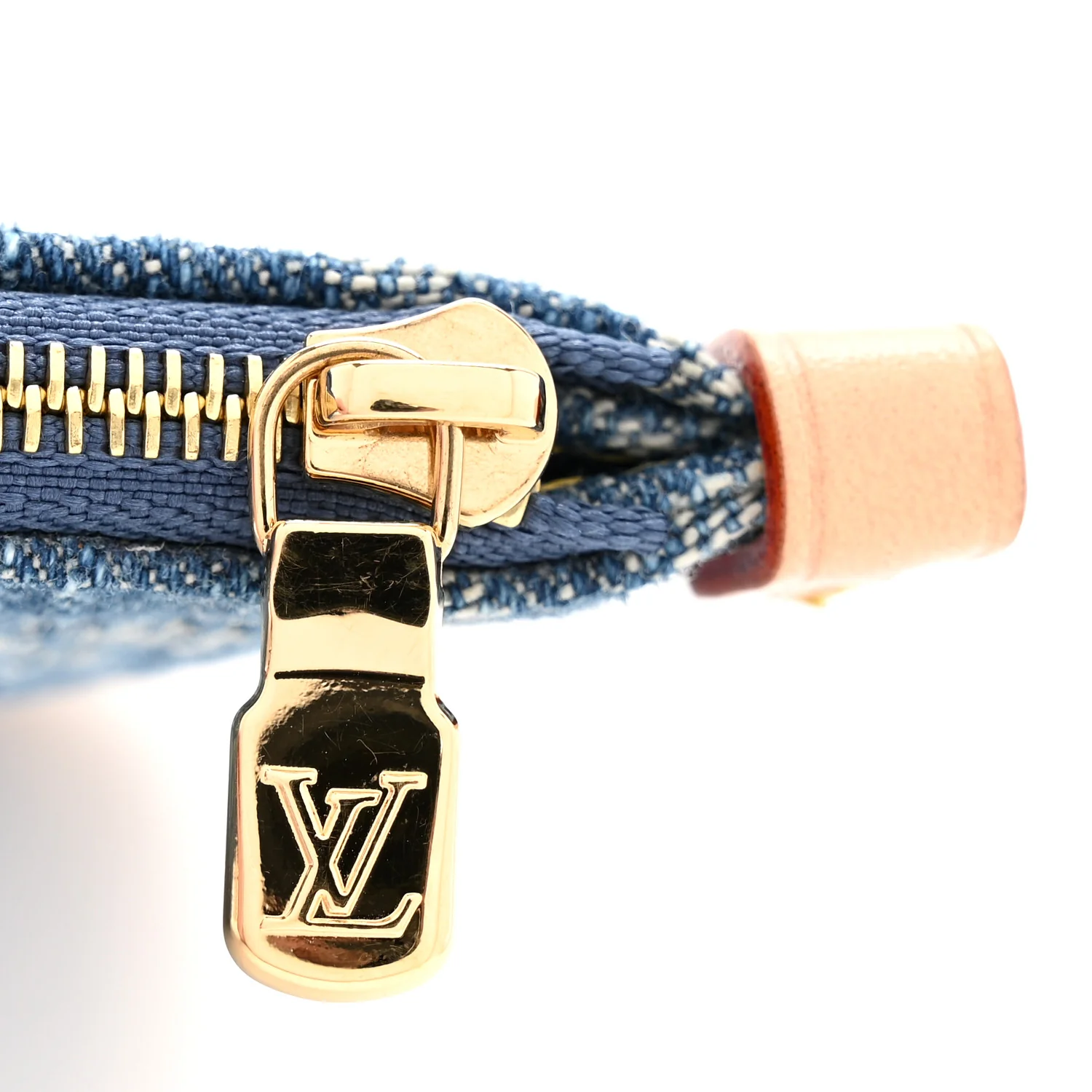 Denim Monogram Carryall MM Pochette Blue - Image 7