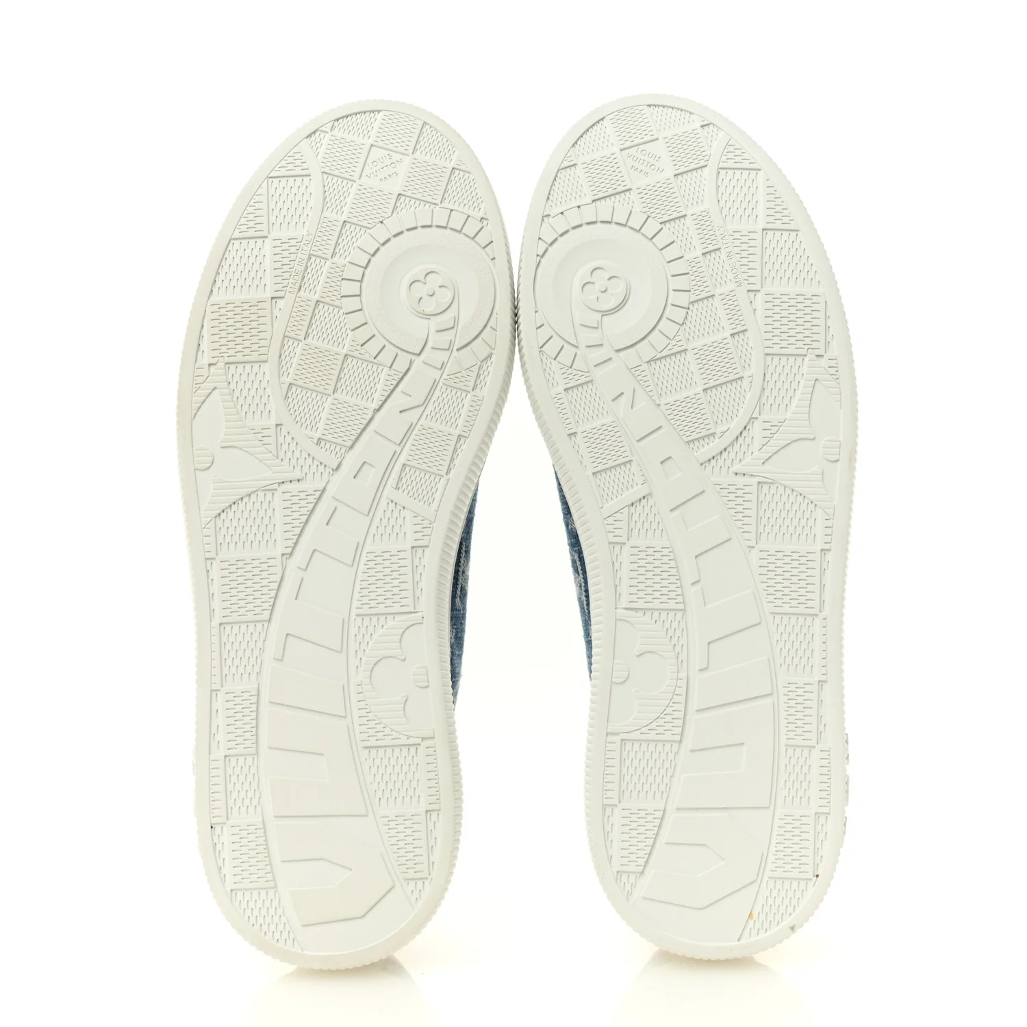 Denim Monogram Lagoon Sneakers 38 Blue - Image 6