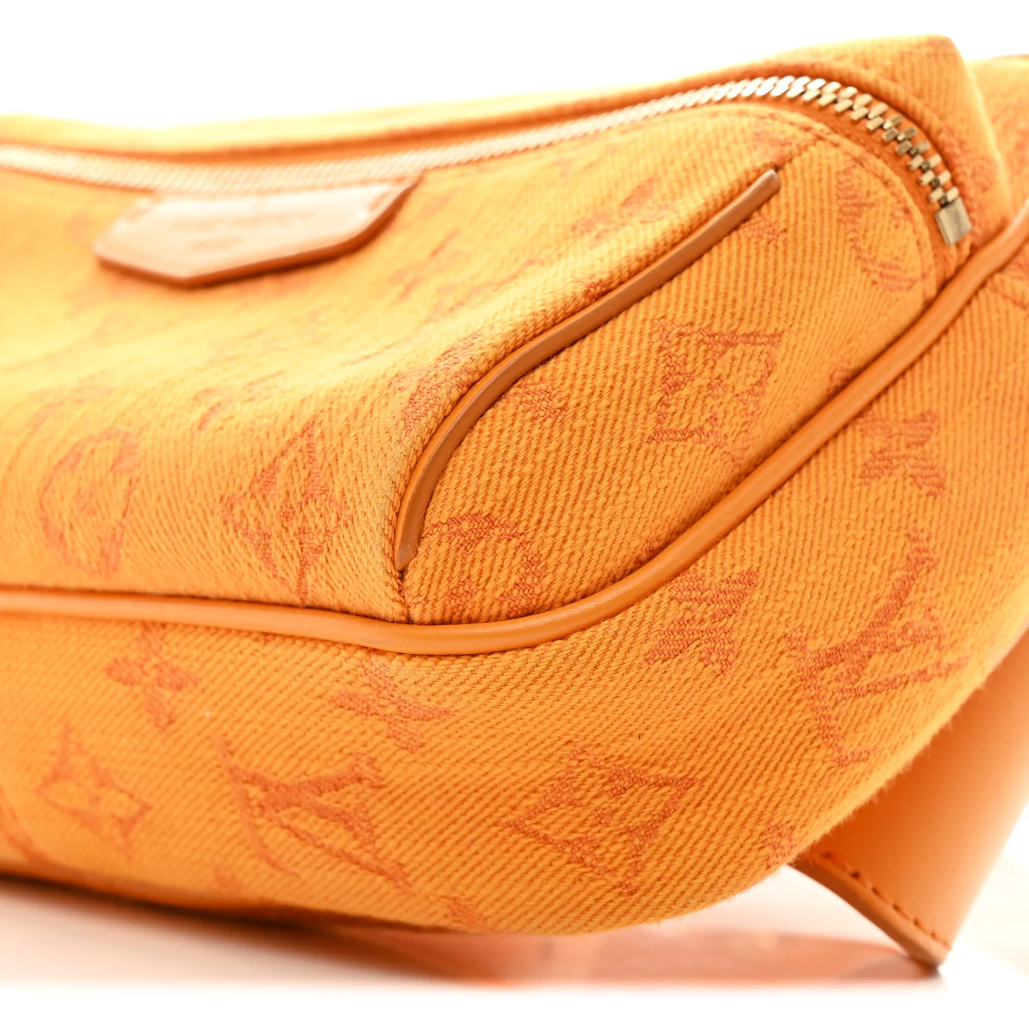 Denim Monogram Outdoor Bumbag Ocre - Image 10