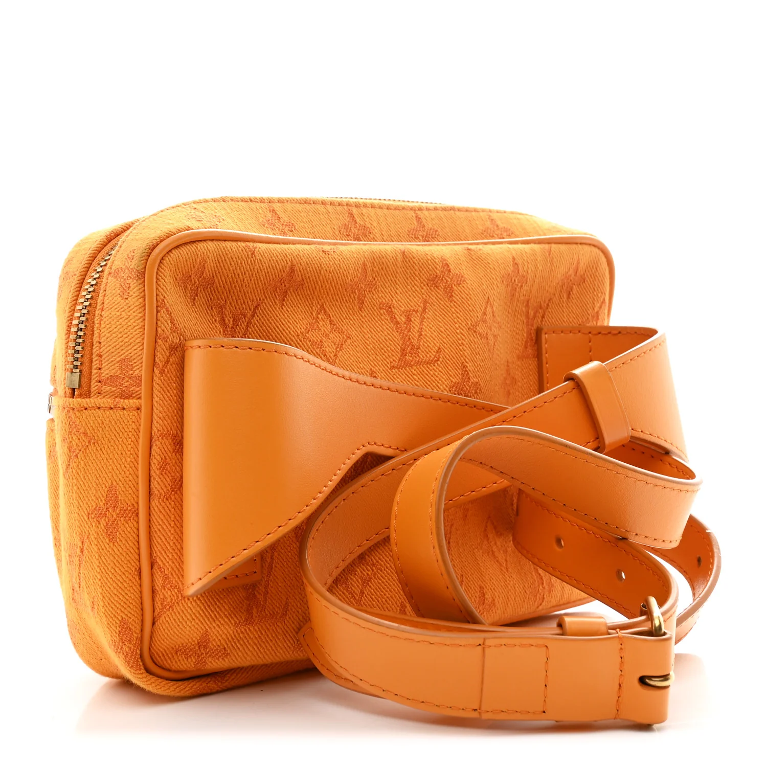 Denim Monogram Outdoor Bumbag Ocre - Image 3