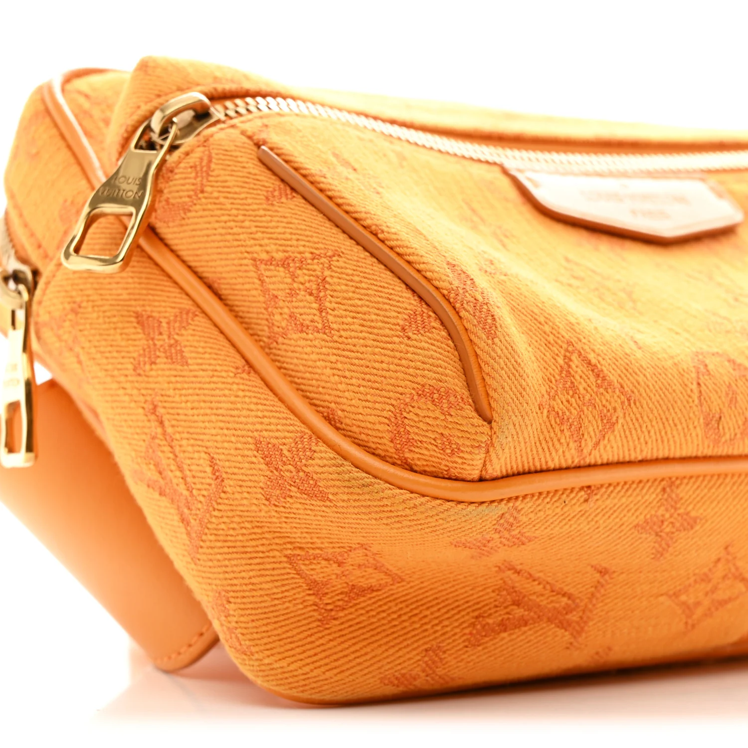 Denim Monogram Outdoor Bumbag Ocre - Image 9