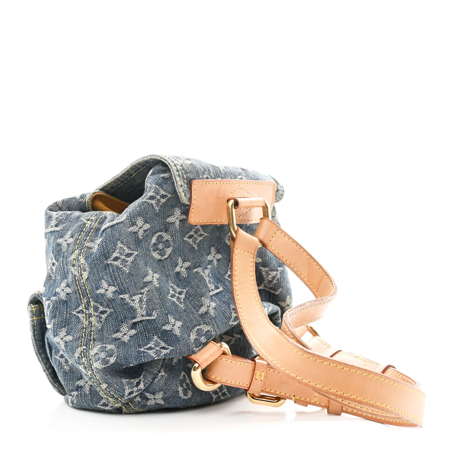 Denim Sac a Dos Backpack PM Blue - Image 3