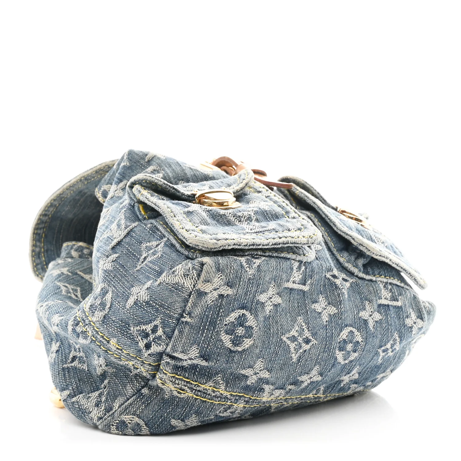 Denim Sac a Dos Backpack PM Blue - Image 4