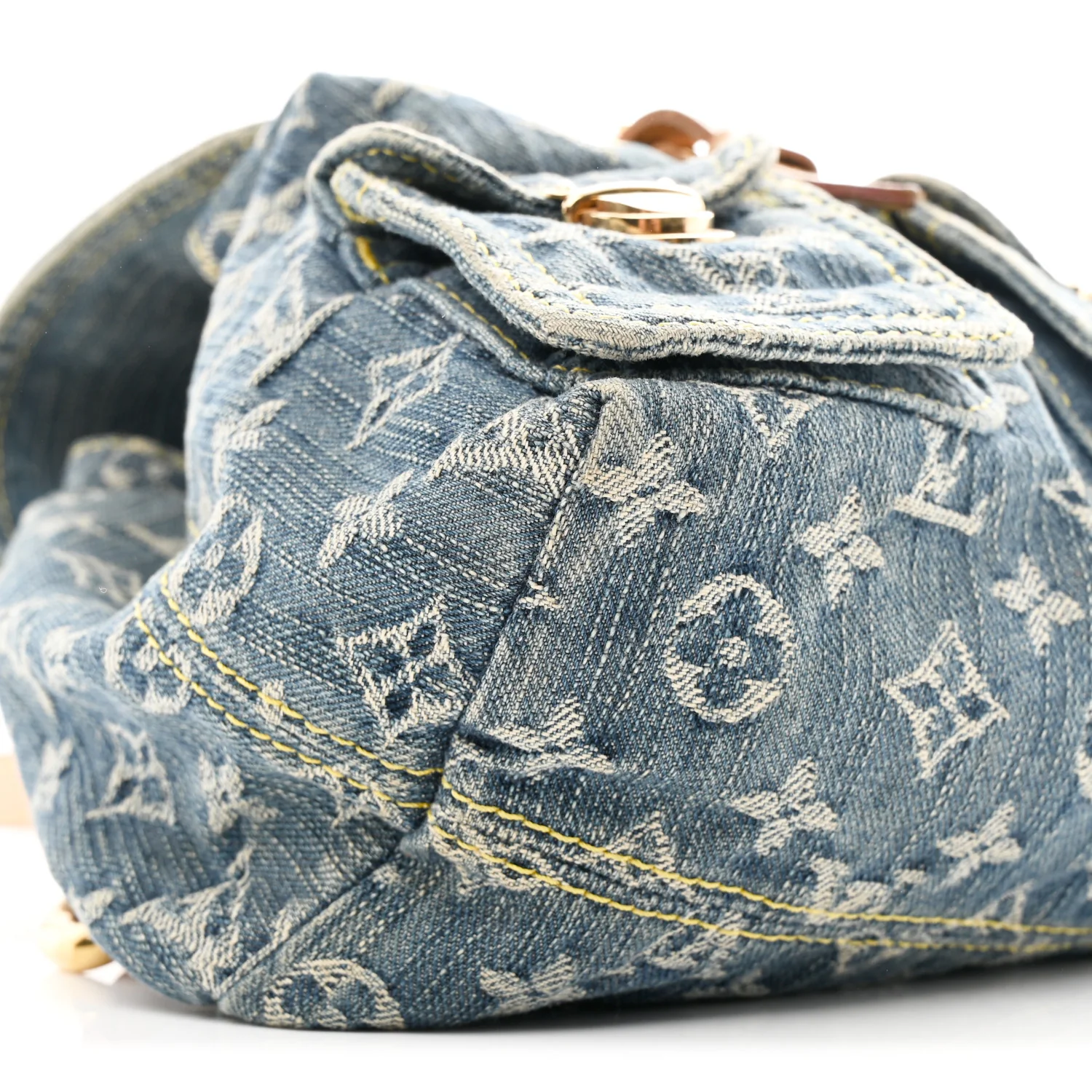 Denim Sac a Dos Backpack PM Blue - Image 8