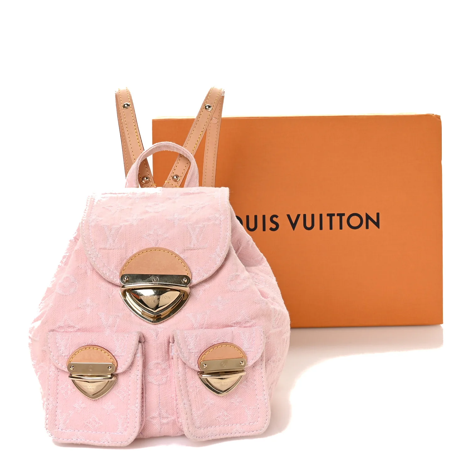 Denim Venice Backpack Washed Pink - Image 11