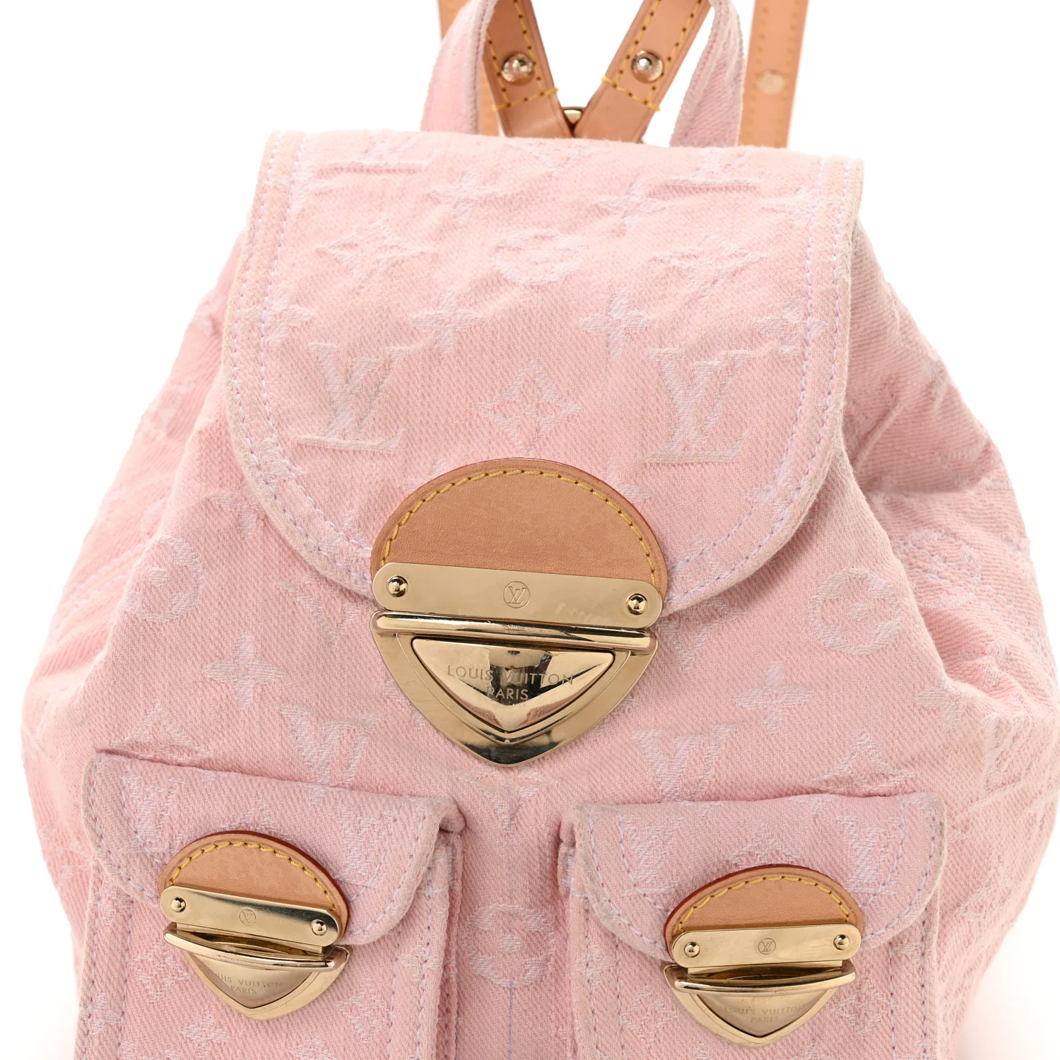 Denim Venice Backpack Washed Pink - Image 7