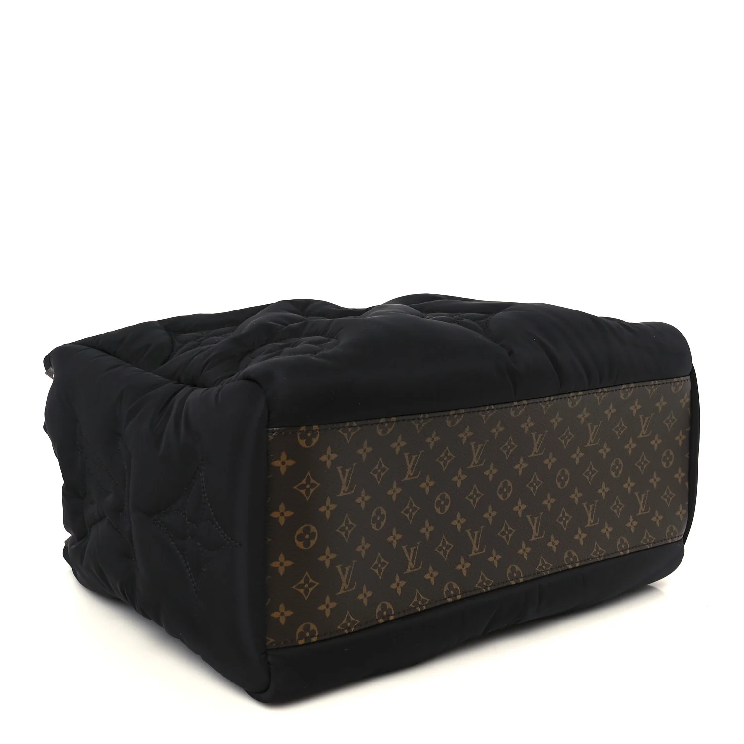 Econyl Monogram Pillow Giant Onthego MM Black - Image 4