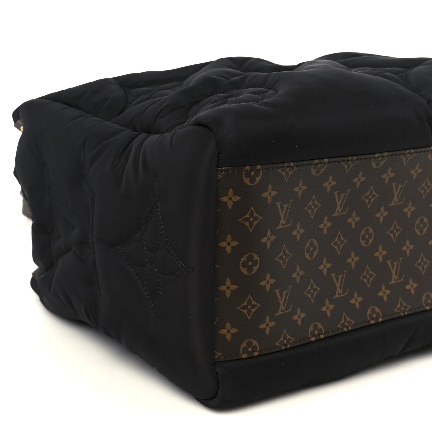 Econyl Monogram Pillow Giant Onthego MM Black - Image 7