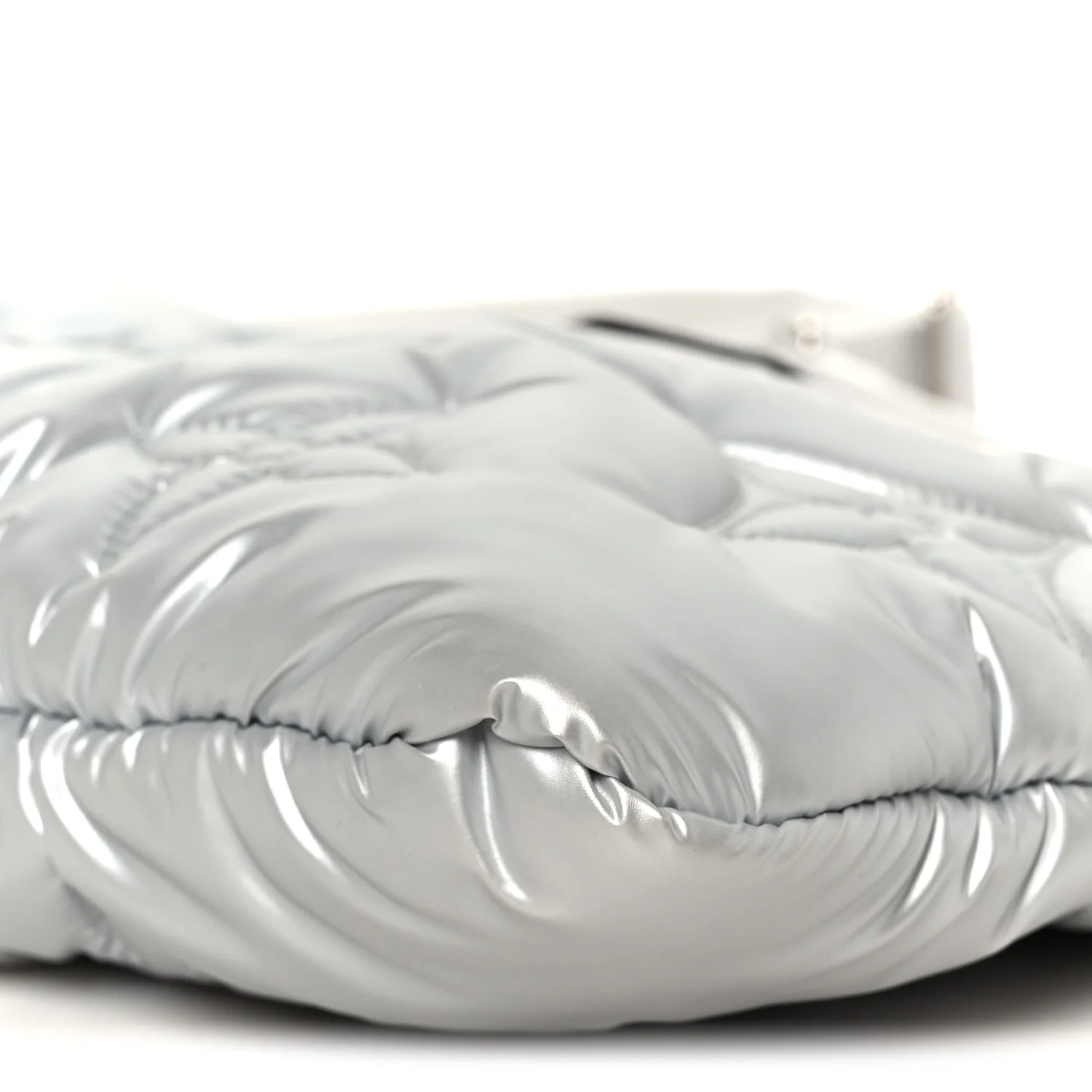 Econyl Monogram Pillow Maxi Multi Pochette Accessories Large Pochette Silver - Image 9