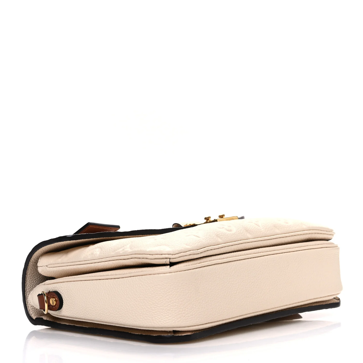 Empreinte Braided Pochette Metis Creme Beige Caramel - Image 4