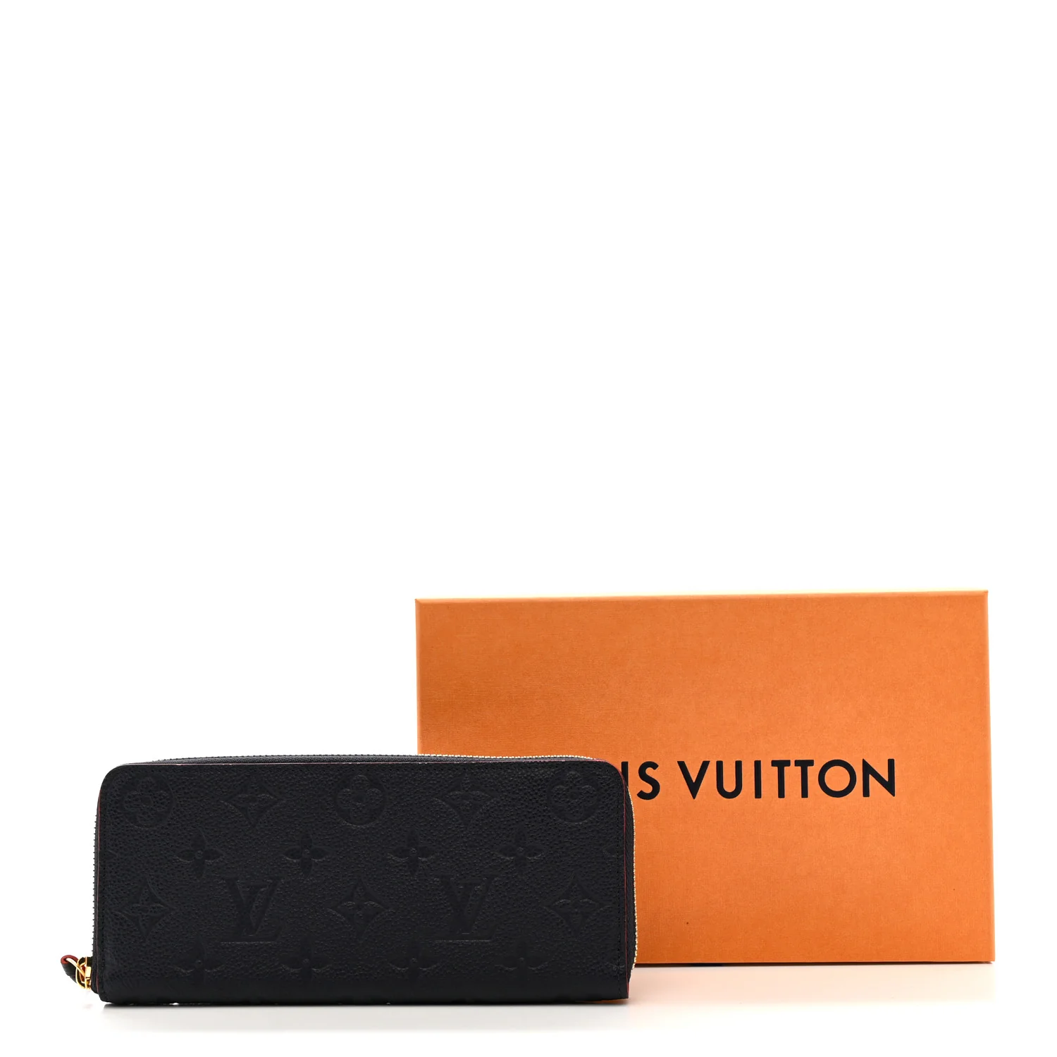 Empreinte Clemence Wallet Marine Rouge - Image 7
